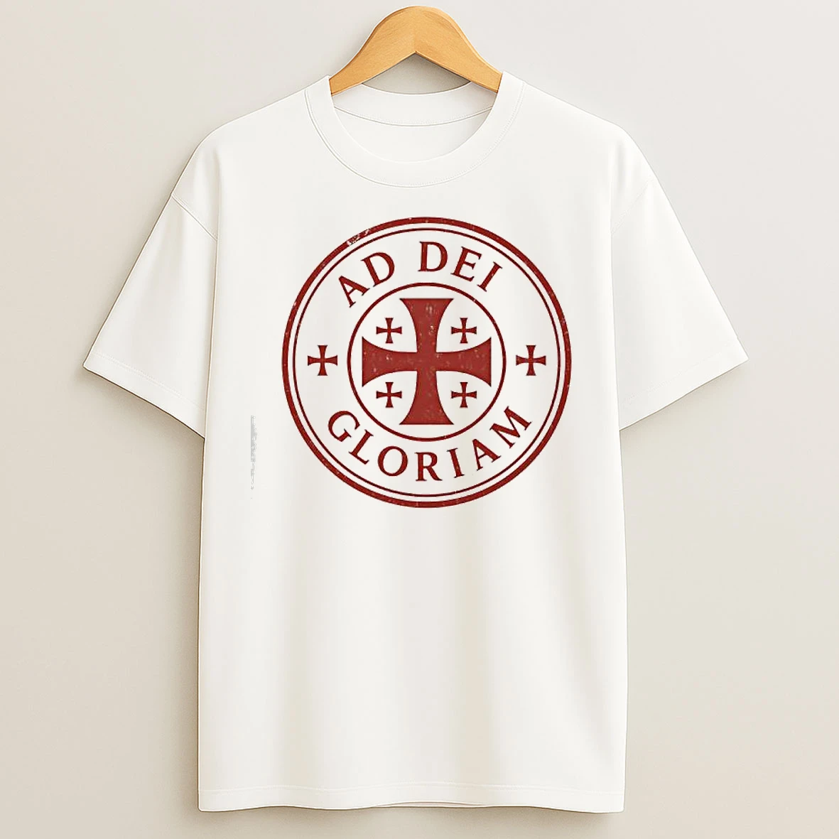 Classic Ad Dei Gloriam Logo T Shirts