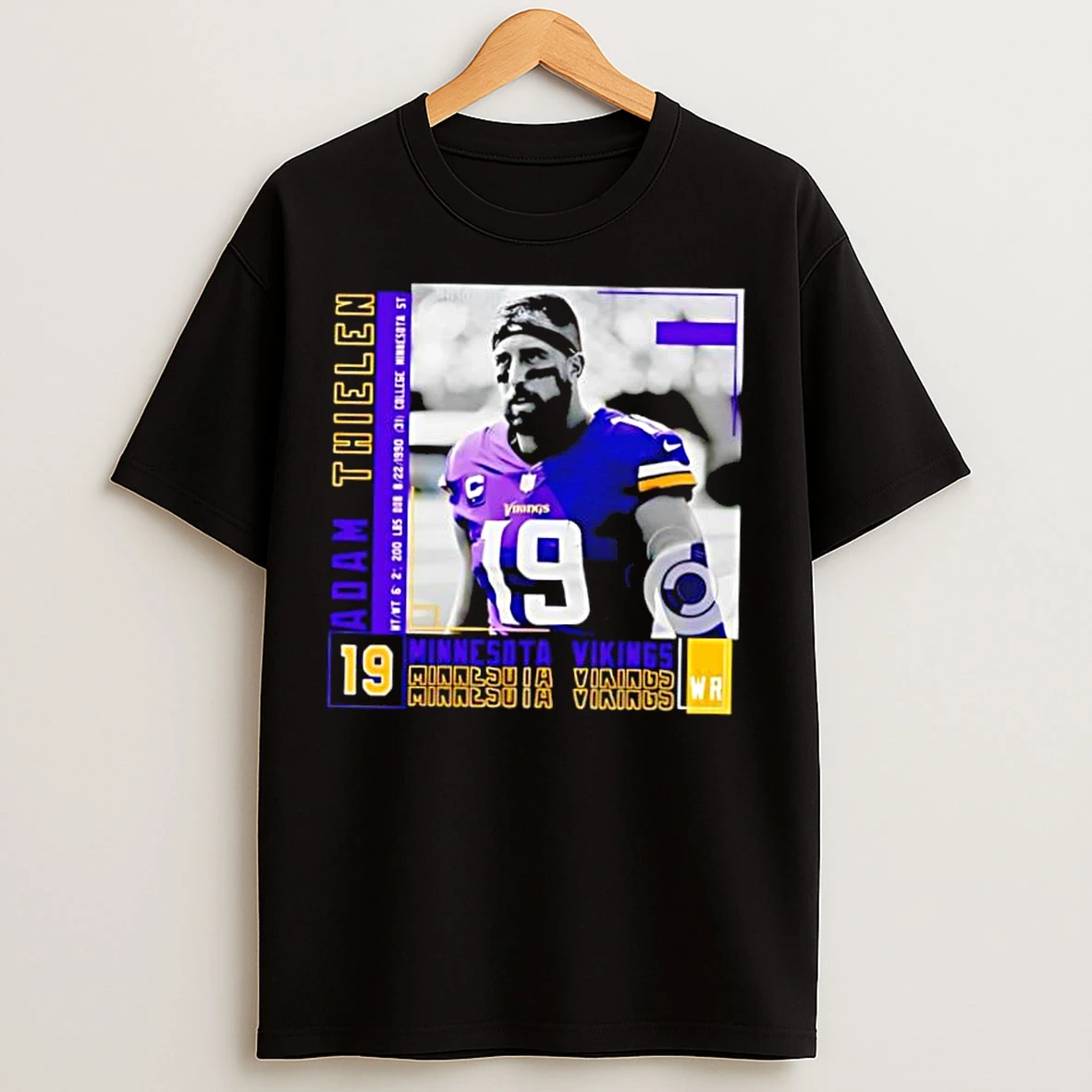 Classic Adam Thielen Football Minnesota Vkings T Shirts
