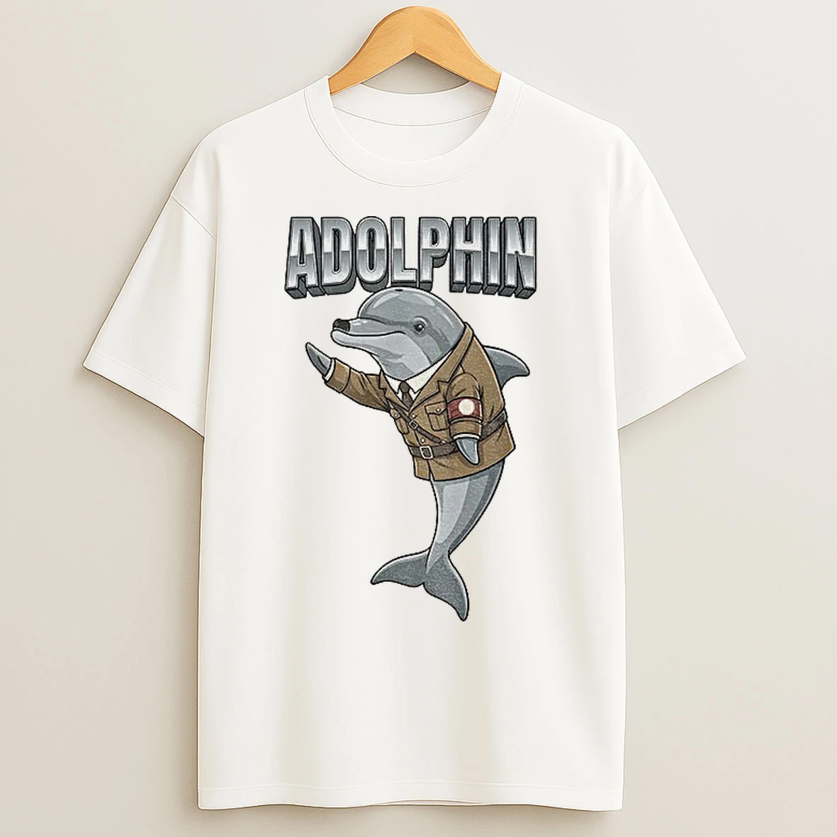 Classic Adolphin Dolphin X Adolf Hitler Funny Meme T Shirts