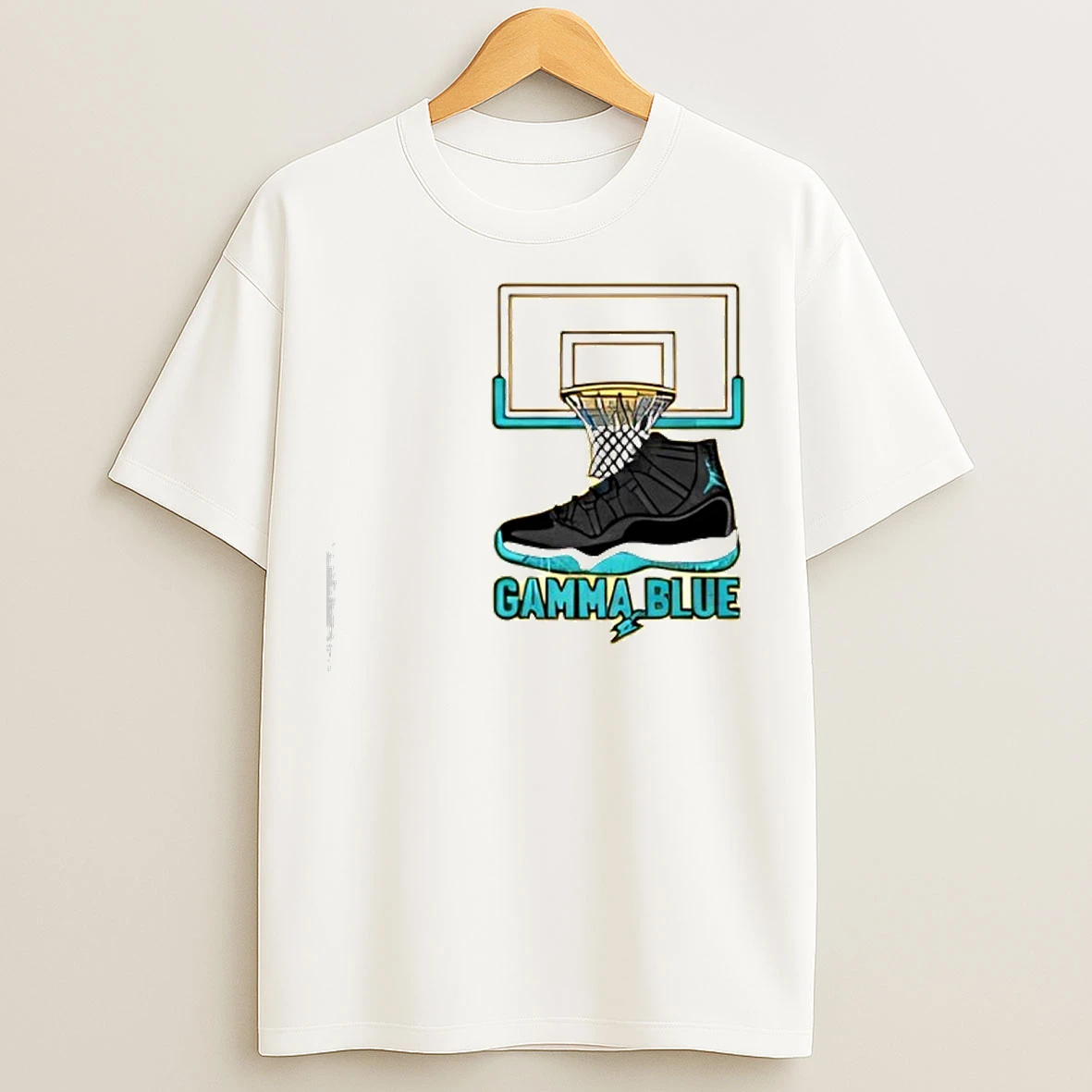 Classic Air Jordan 11 Gamma Blue T Shirts