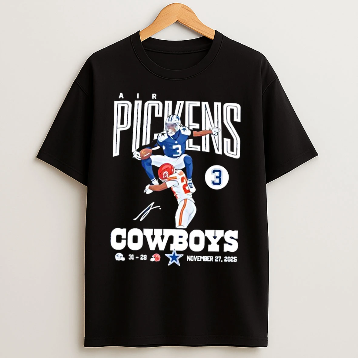 Classic Air Pickens Cowboys 31 28 Chiefs November 27th 2025 T T Shirts
