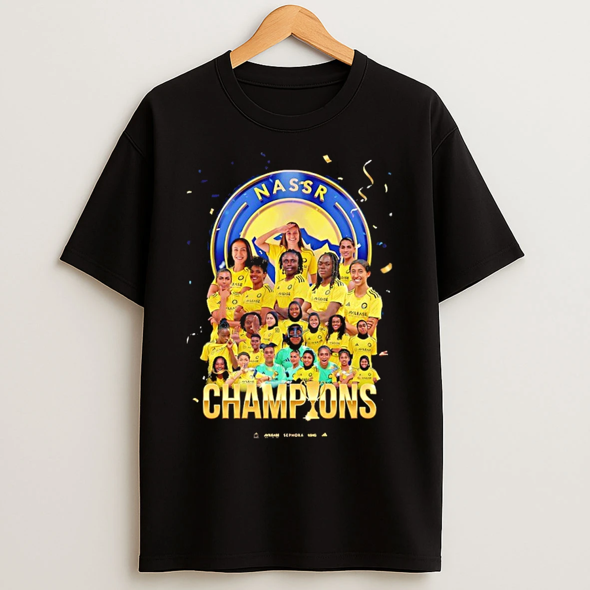 Classic Al Nassr Fc Champion Of The Womens Challenge Cup 2025 T Shirts