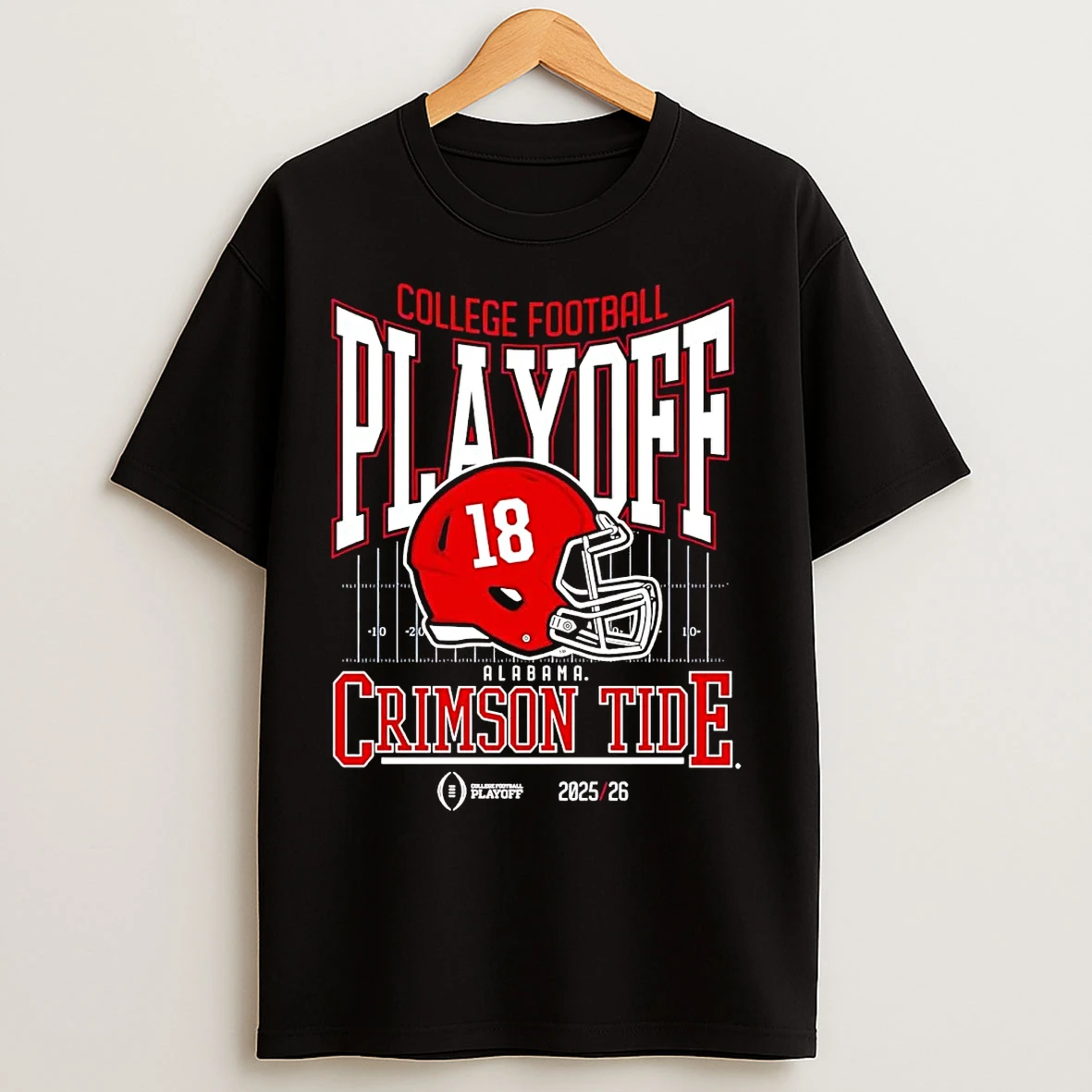 Classic Alabama Crimson Tide 2025 26 College Football Playoff Cfp Helmet T Shirts