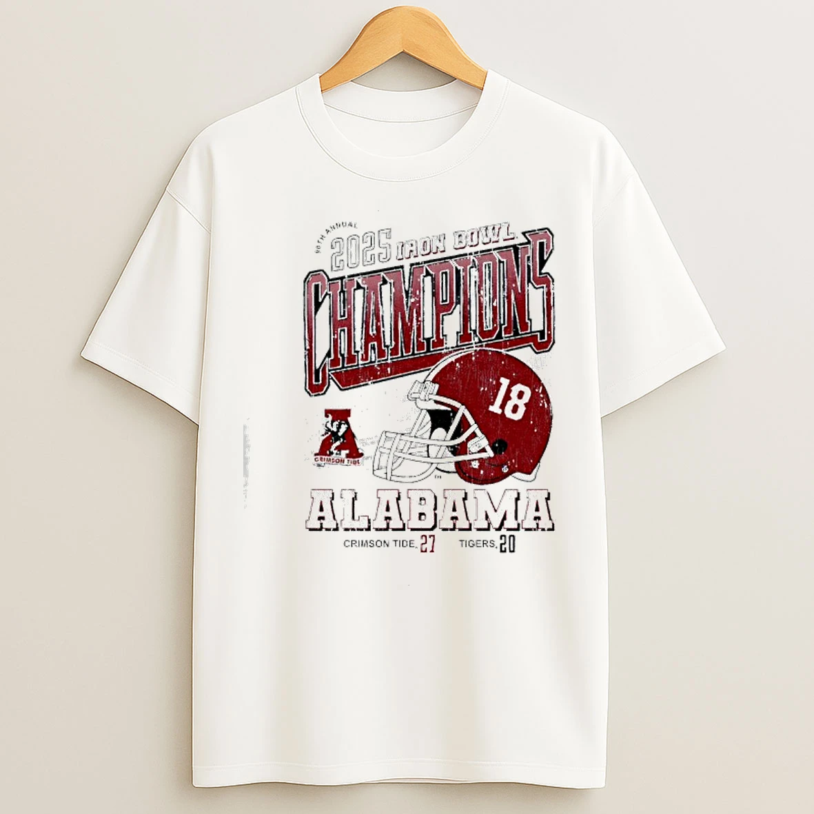 Classic Alabama Crimson Tide 2025 Iron Bowl Champions Auburn Tigers In The 89th T Shirts