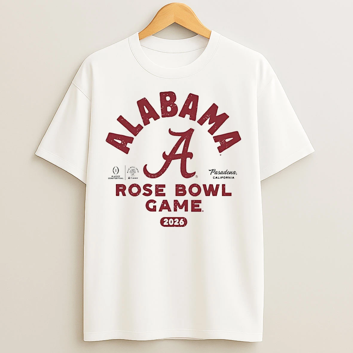Classic Alabama Crimson Tide 2026 Rose Bowl Game Bound T Shirts