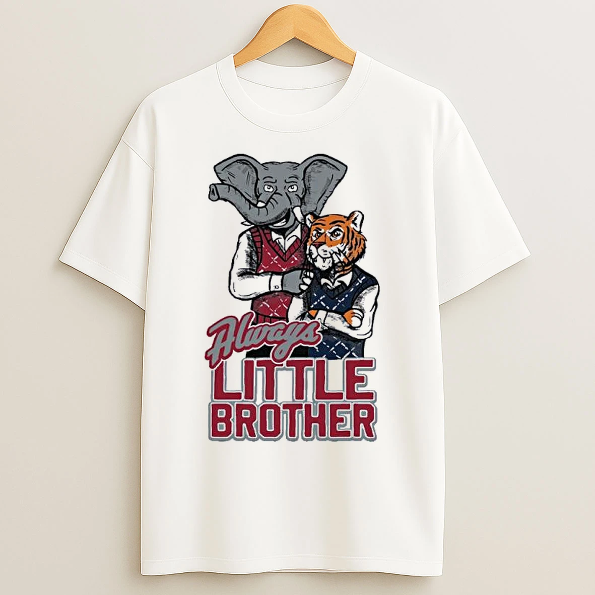 Classic Alabama Crimson Tide Always Little Brother Beat Auburn T Shirts