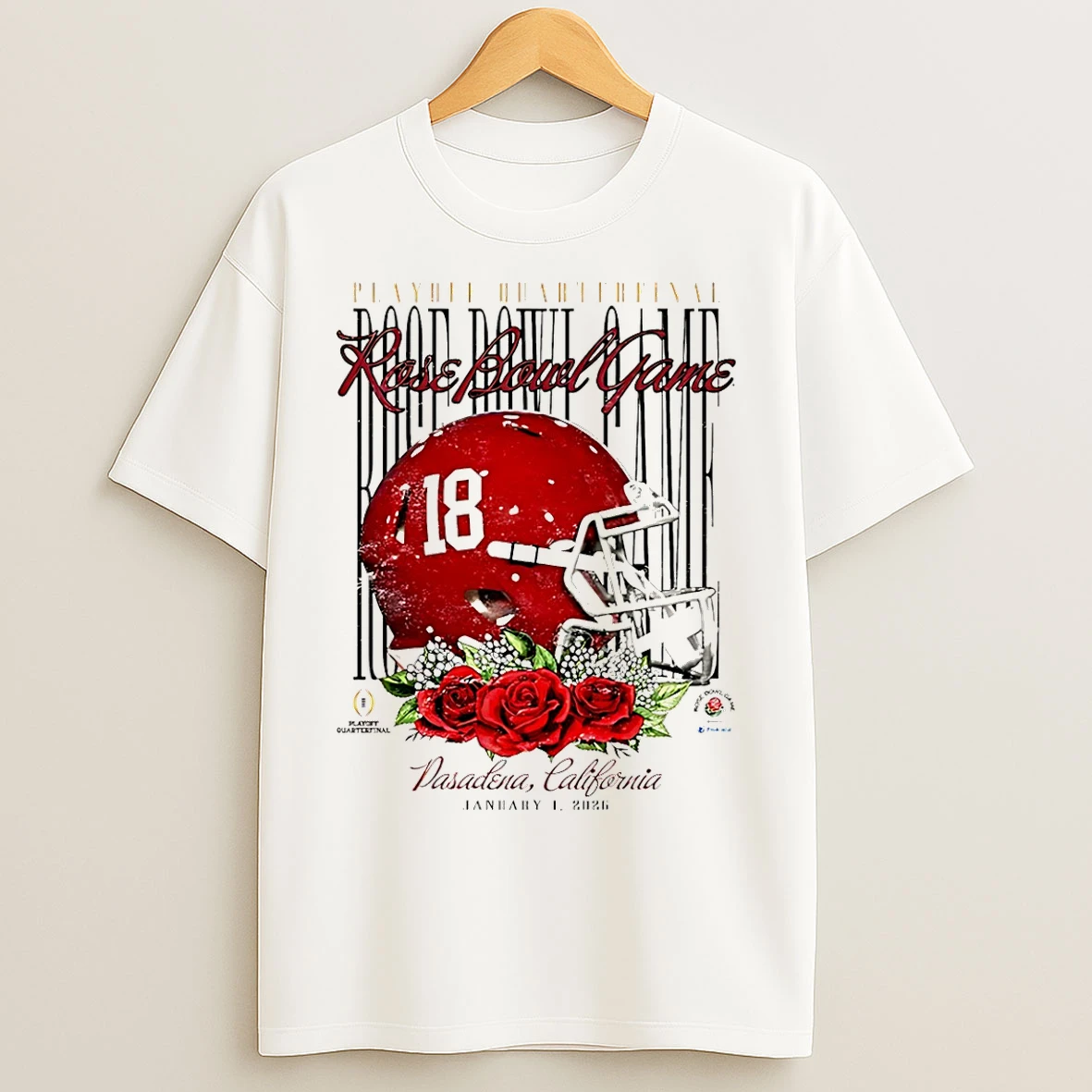 Classic Alabama Crimson Tide Cfp 2026 Rose Bowl Game T Shirts