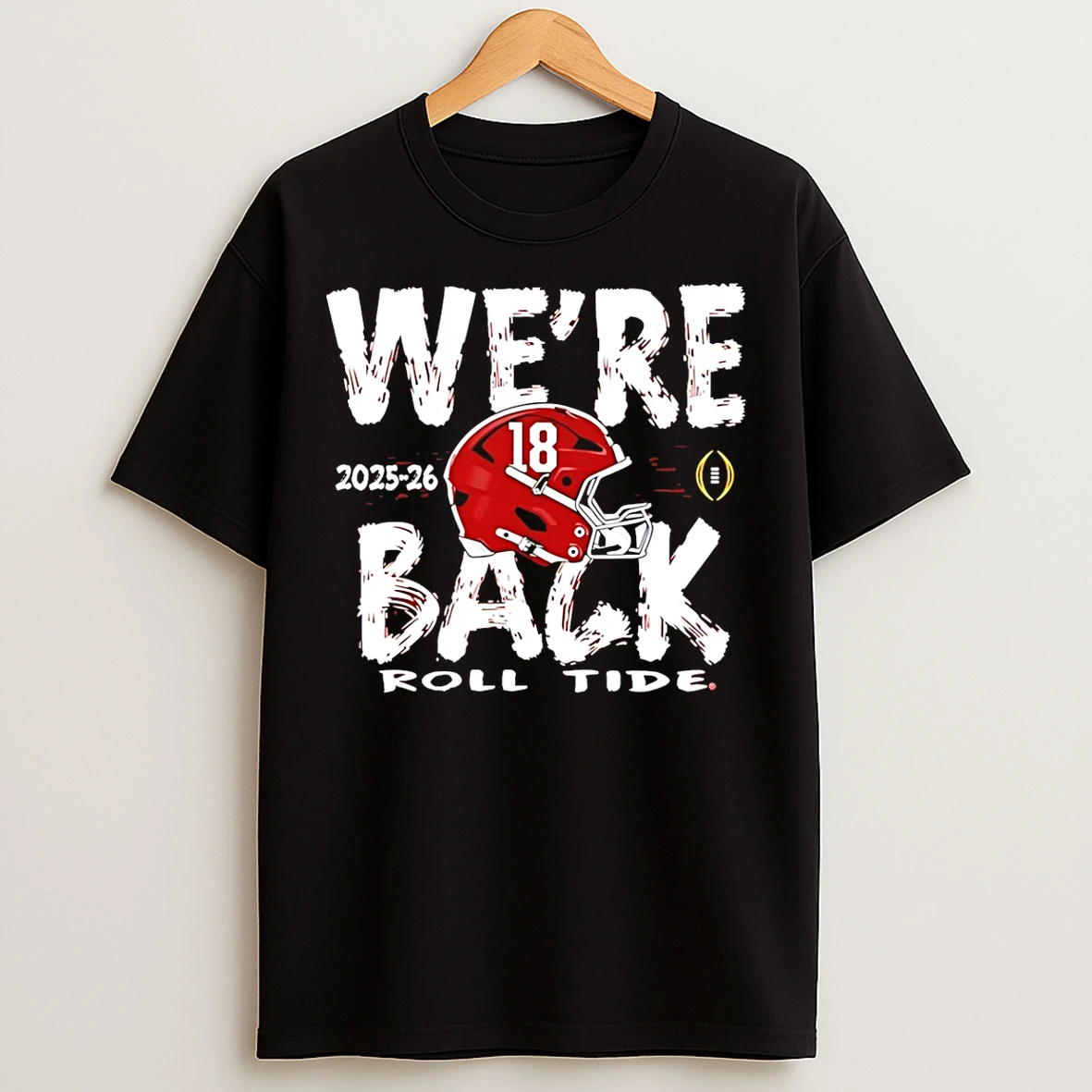 Classic Alabama Crimson Tide Crimson 2025 Cfp Bound Were Back T Shirts