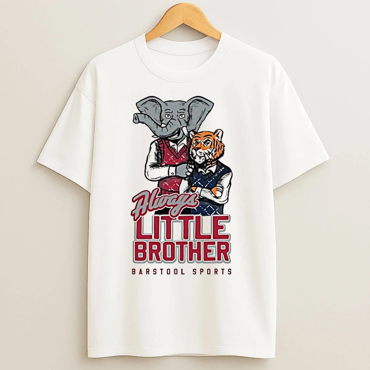 Classic Alabama Crimson Tide Vs Auburn Tigers Always Little Brother T Shirts