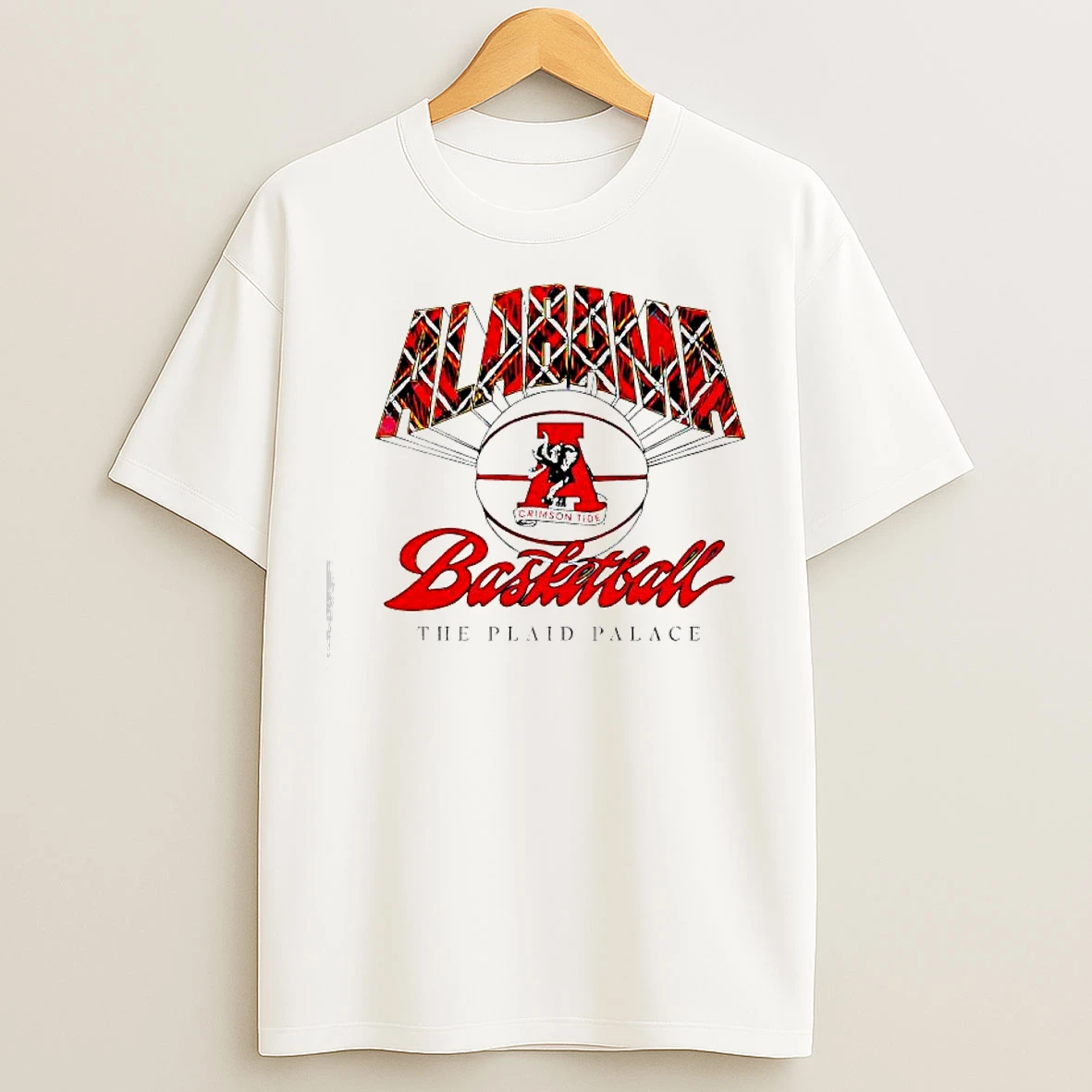 Classic Alabama Crimson Tide Basketball The Plaid Palace T Shirts
