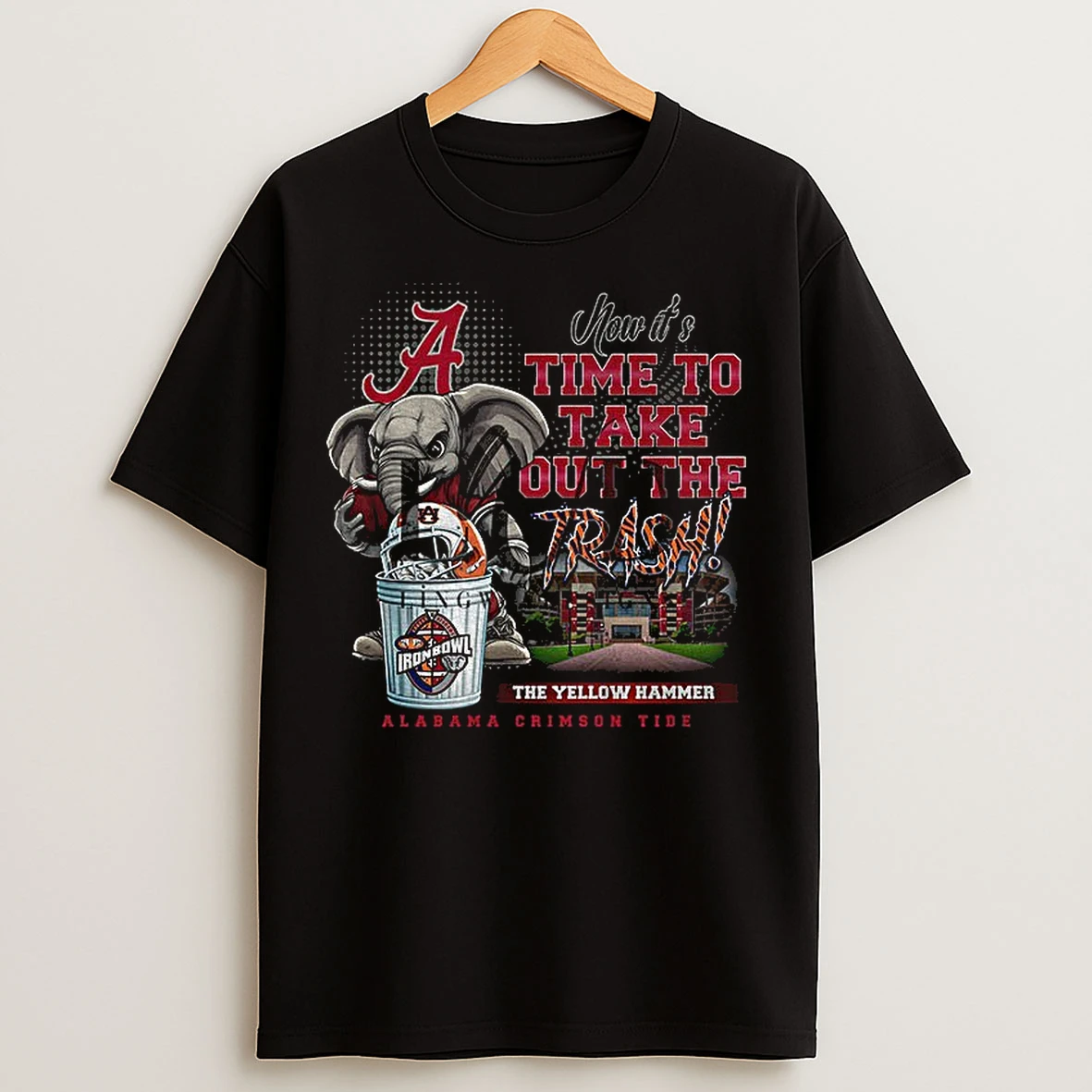 Classic Alabama Crimson Tide Beat Auburn Tigers Now Its Time To Take Out The Trash 2025 T Shirts