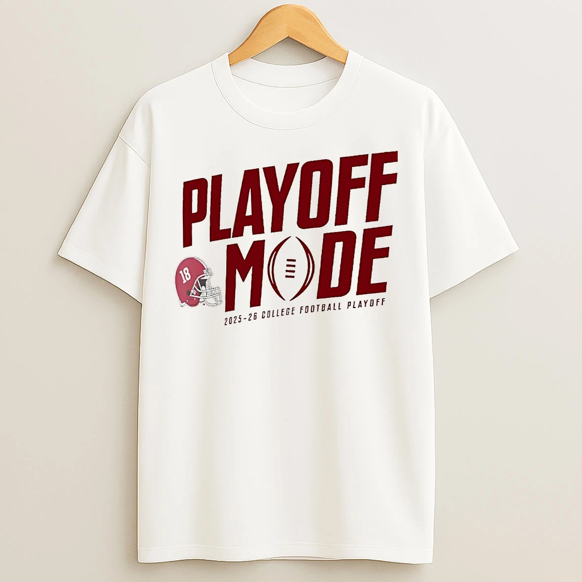 Classic Alabama Crimson Tide Playoff Mode 2025 26 College Football Playoff T Shirts