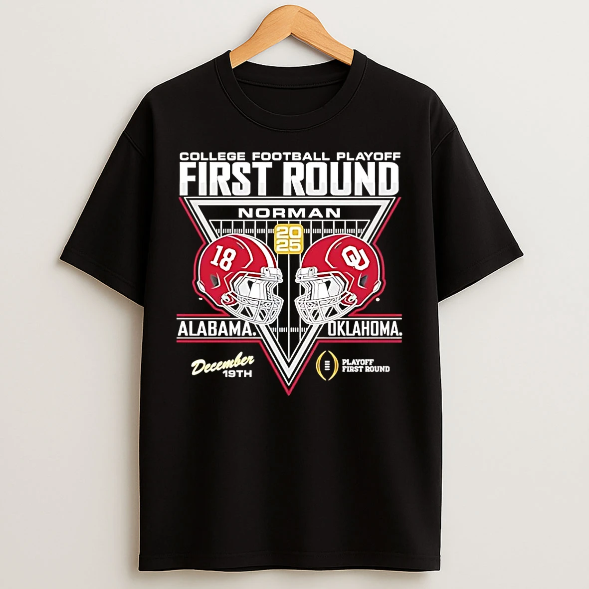 Classic Alabama Crimson Tide Vs Oklahoma Sooners 2025 Cfp First Round Norman T Shirts