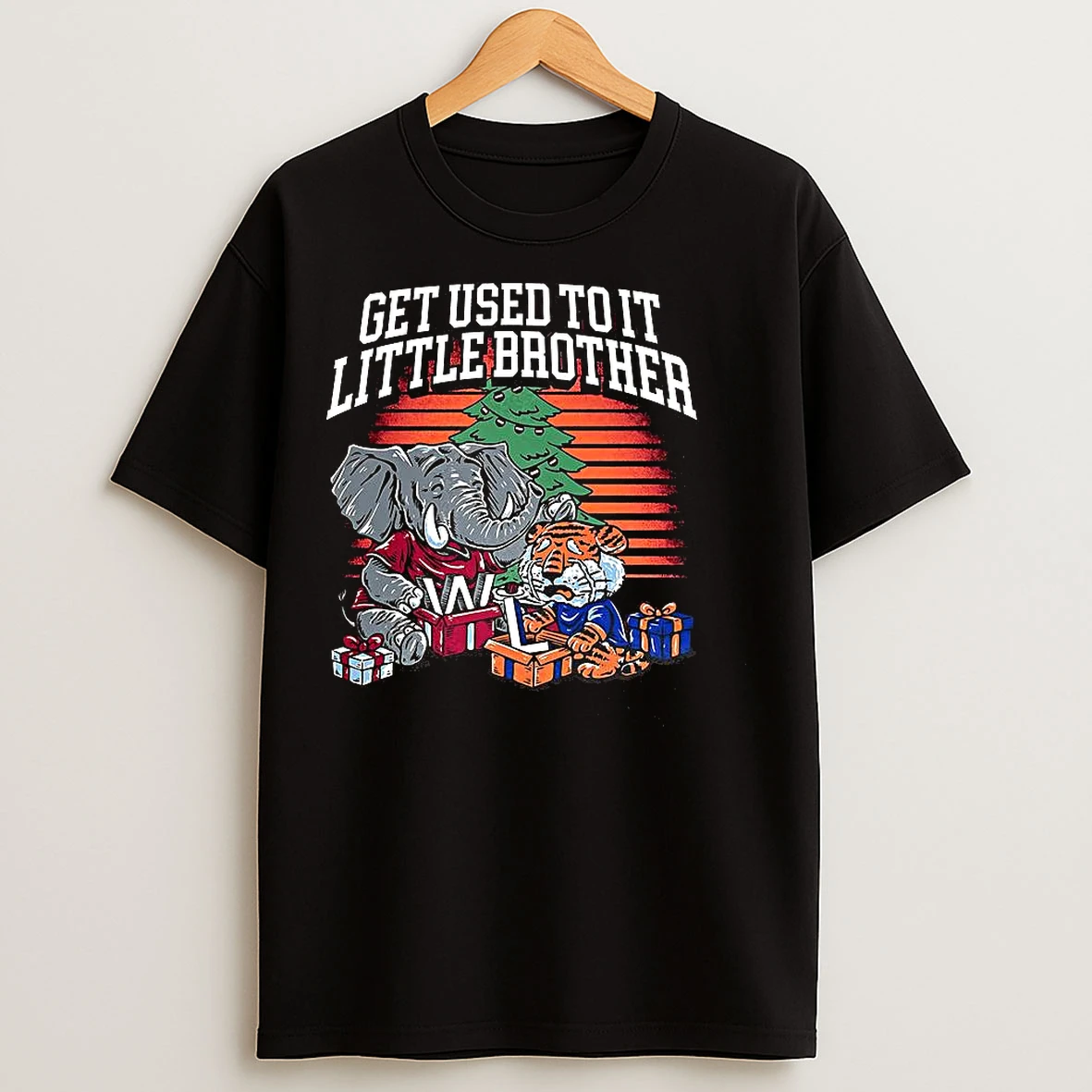Classic Alabama Crimson Tide Vs Auburn Tigers Get Used To It Little Brother T Shirts