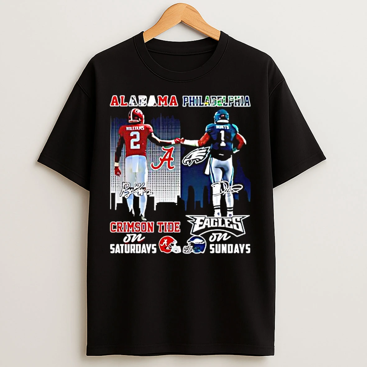 Classic Alabama Philadelphia Players First Bump Signature T Shirts