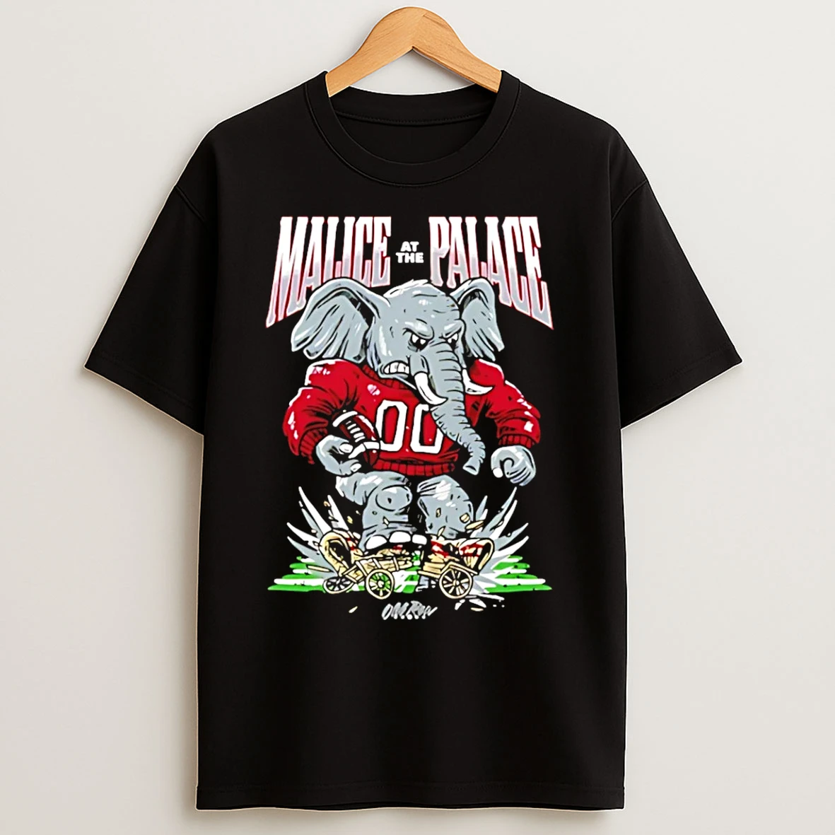 Classic Alabama Rose Bowl Malice At The Palace Elephant 2026 Mascot T Shirts