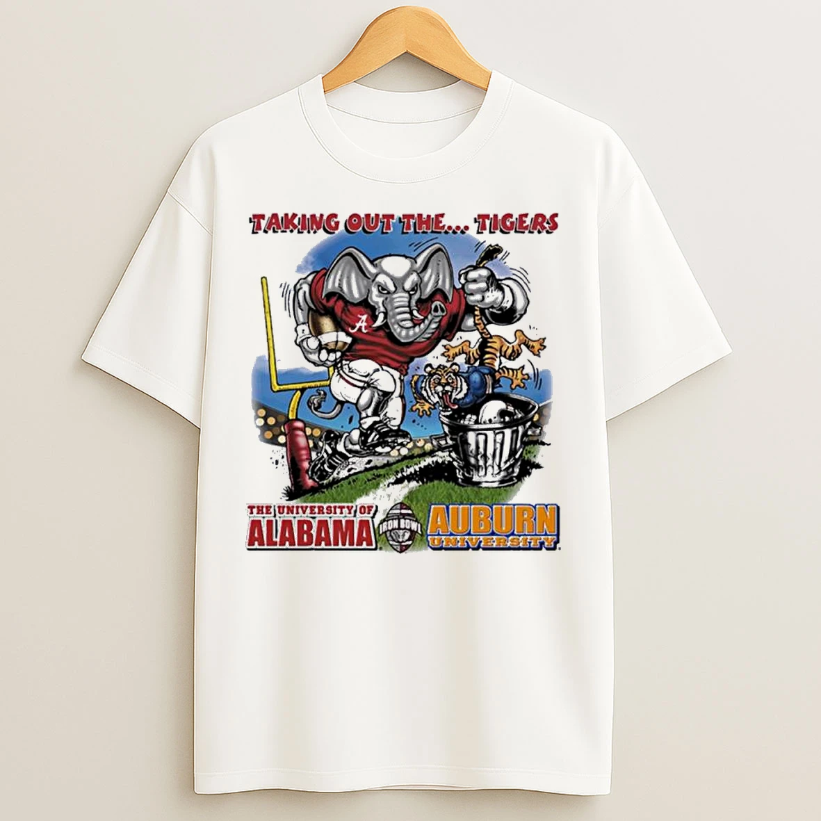 Classic Alabama Vs Auburn Taking Out The Tigers Iron Bowl Champions T Shirts