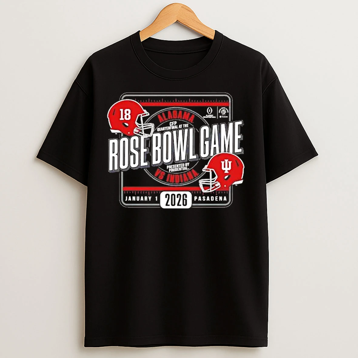 Classic Alabama Vs Indiana 2026 Rose Bowl Game Head To Head T Shirts