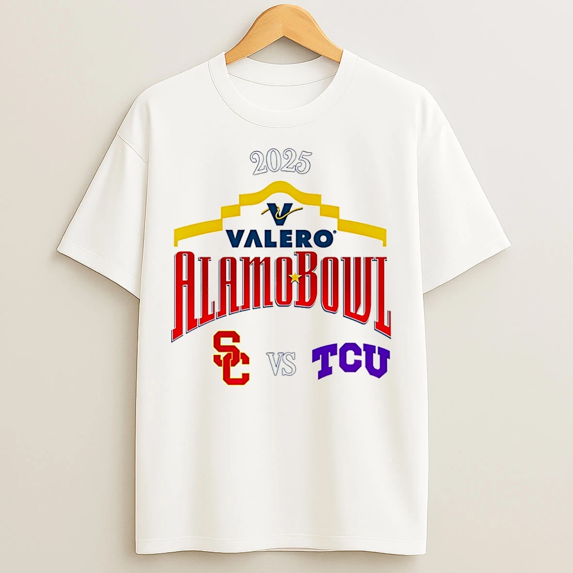 Classic Alamo Bowl 2025 Usc Vs Tcu T Shirts