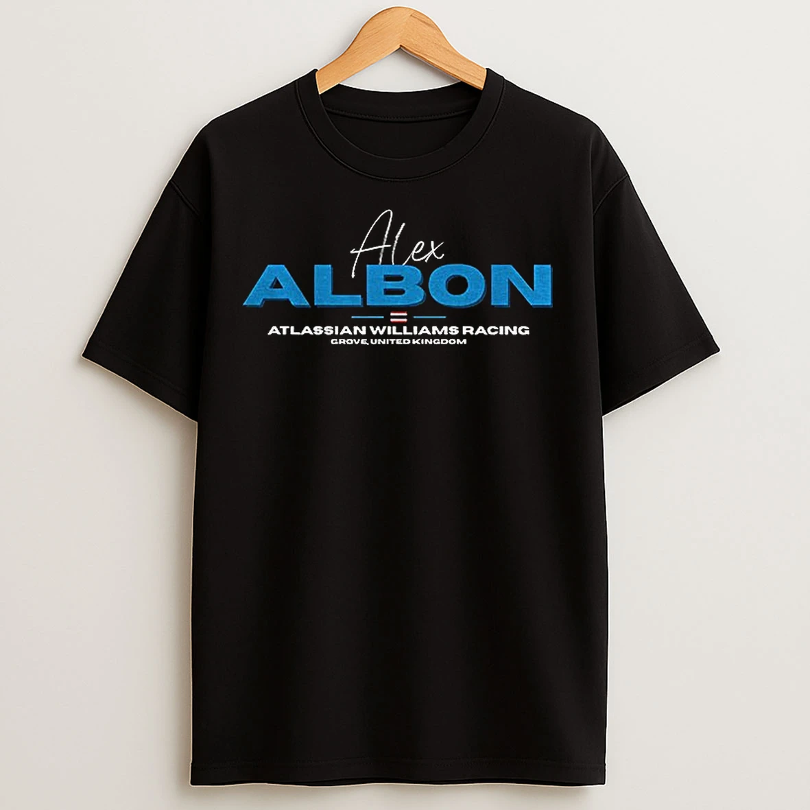 Classic Alex Albon Atlassian Williams Racing Grove United Kingdom T Shirts