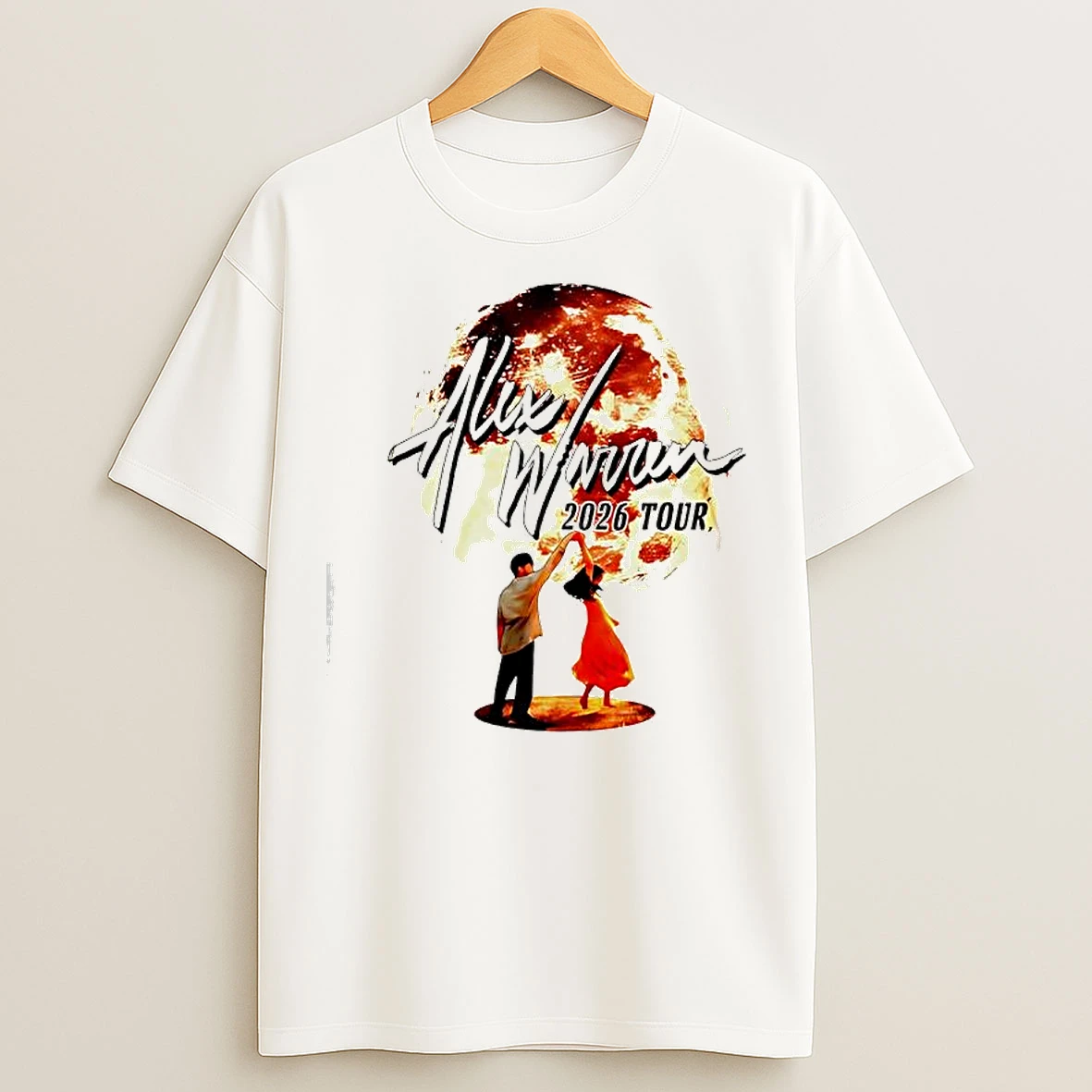 Classic Alex Warren Concert 2026 Tour Graphic T Shirts