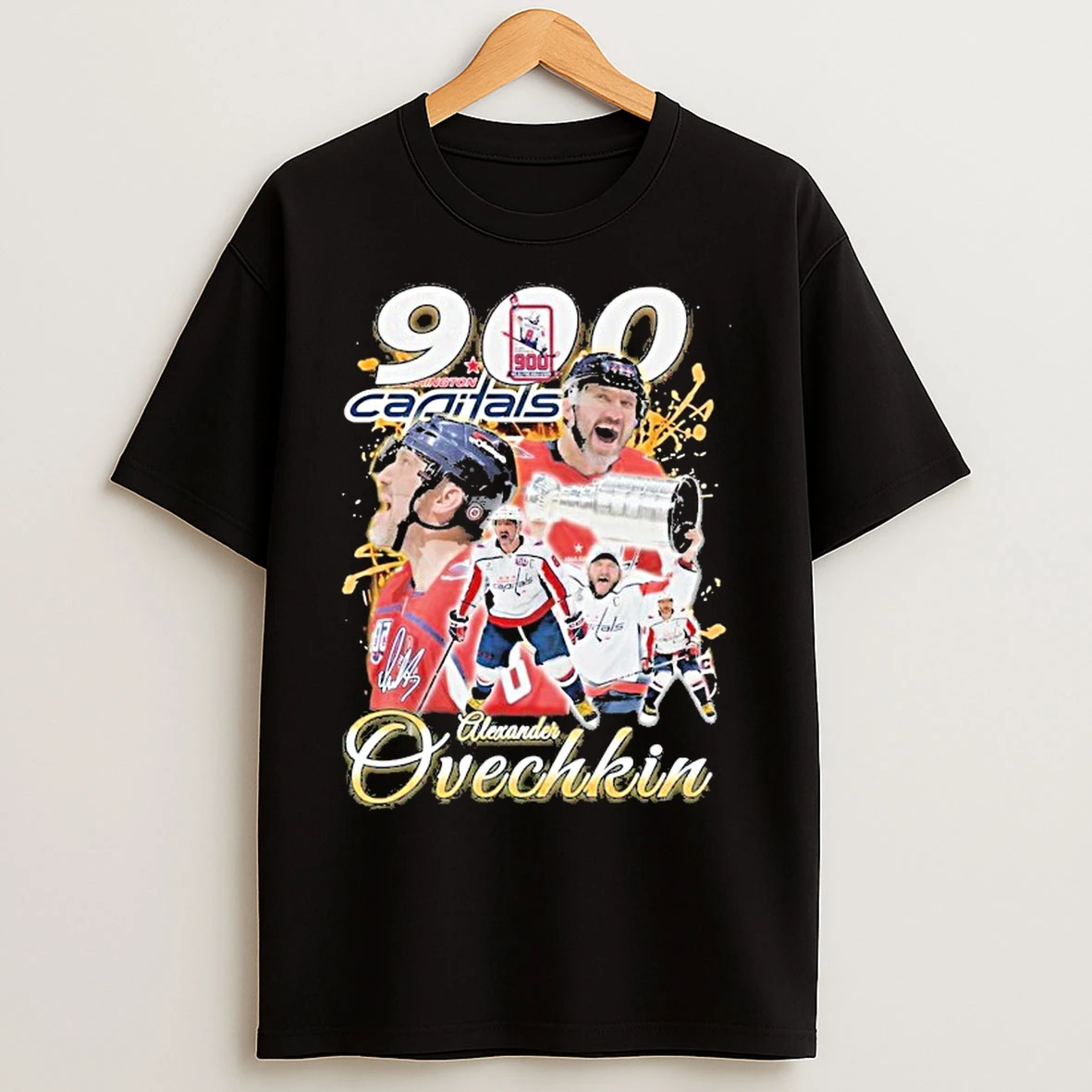 Classic Alexander Ovechkin Washington Capitals 2025 Celebrate 900 Nhl Goals T Shirts