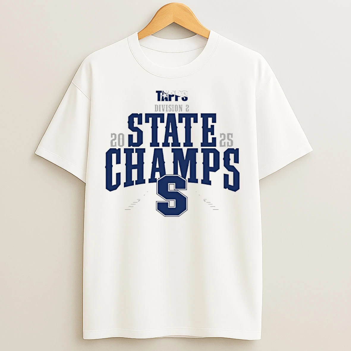 Classic All Saints Episcopal School 2025 Tapps Football D2 State Champions T Shirts