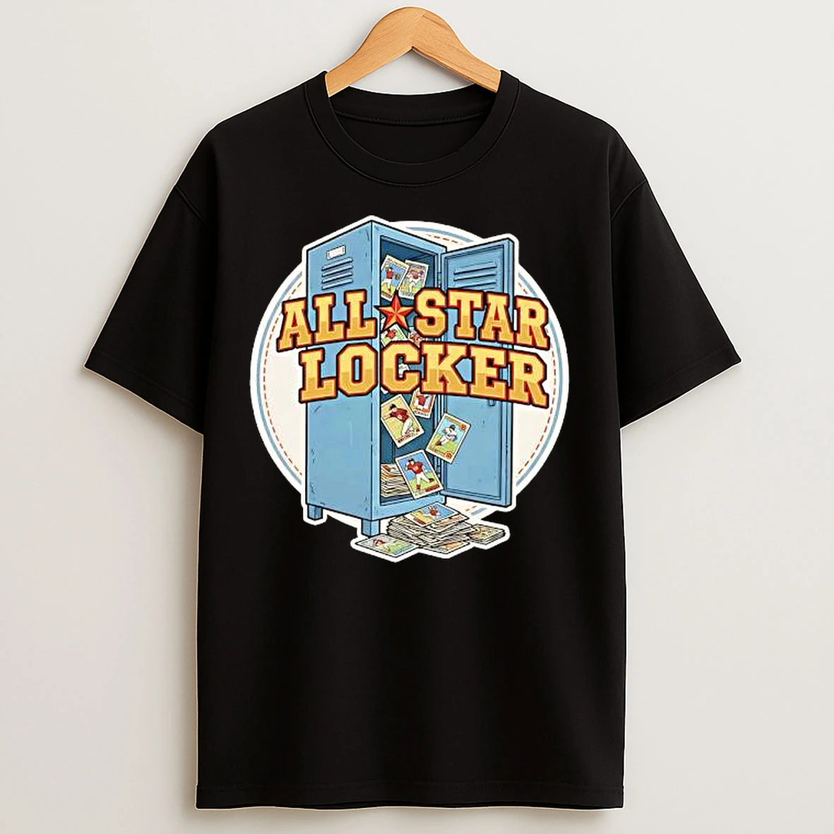 Classic All Star Locker Mlb Card Collection T Shirts