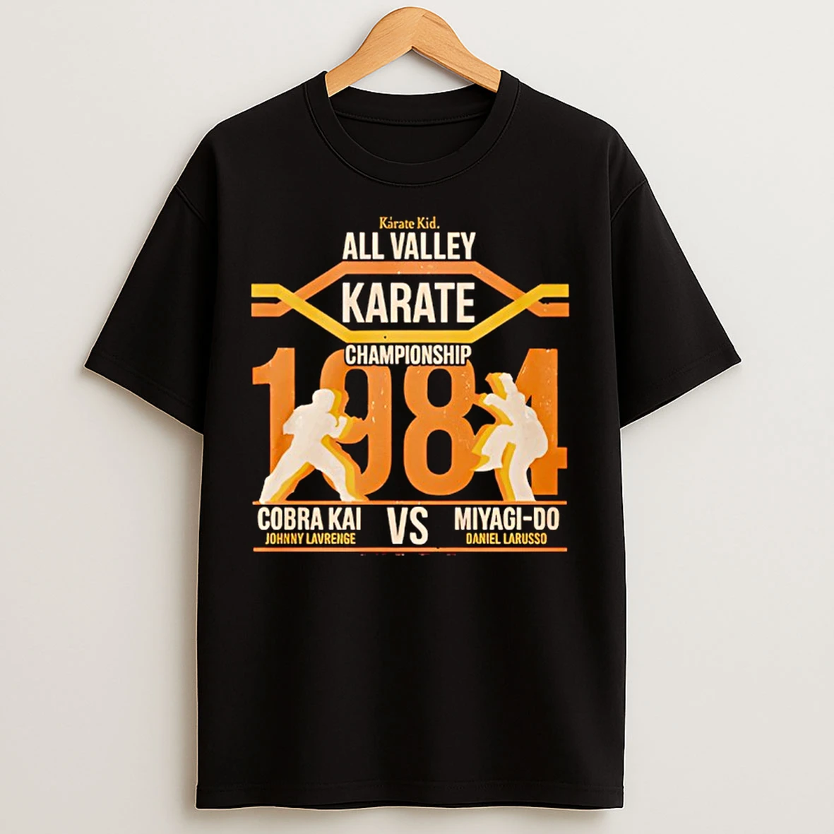 Classic All Valley Karate Championship 1984 Cobra Kai Vs Miyagi Do Karate T Shirts