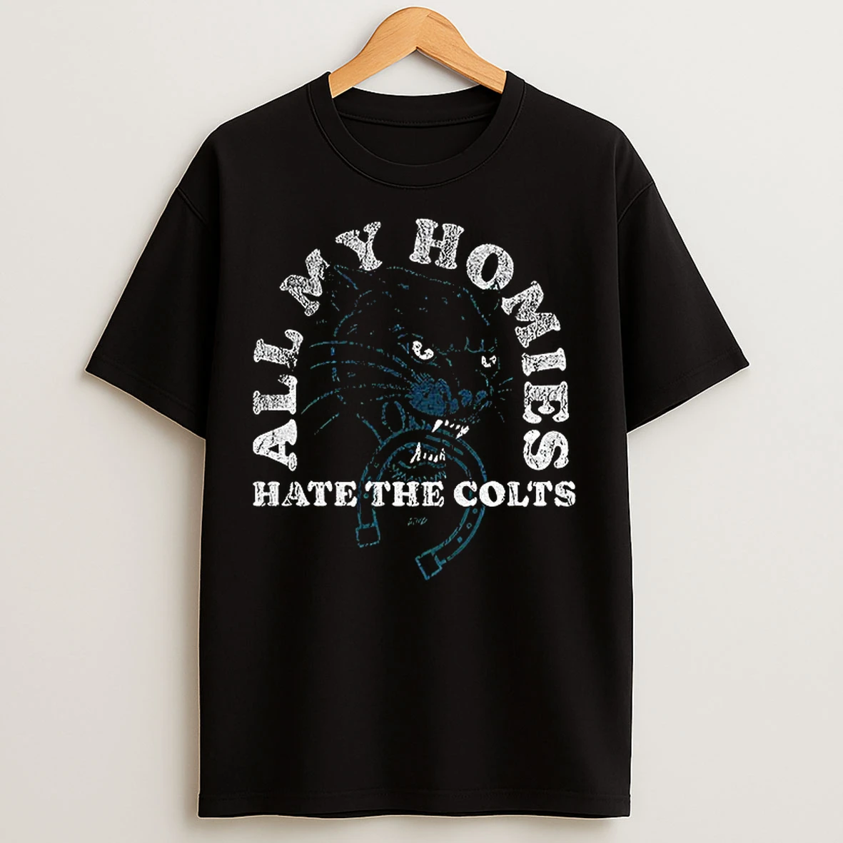 Classic All My Homies Hate The Colts Jacksonville Jaguars Gnaw Indianapolis Colts T Shirts