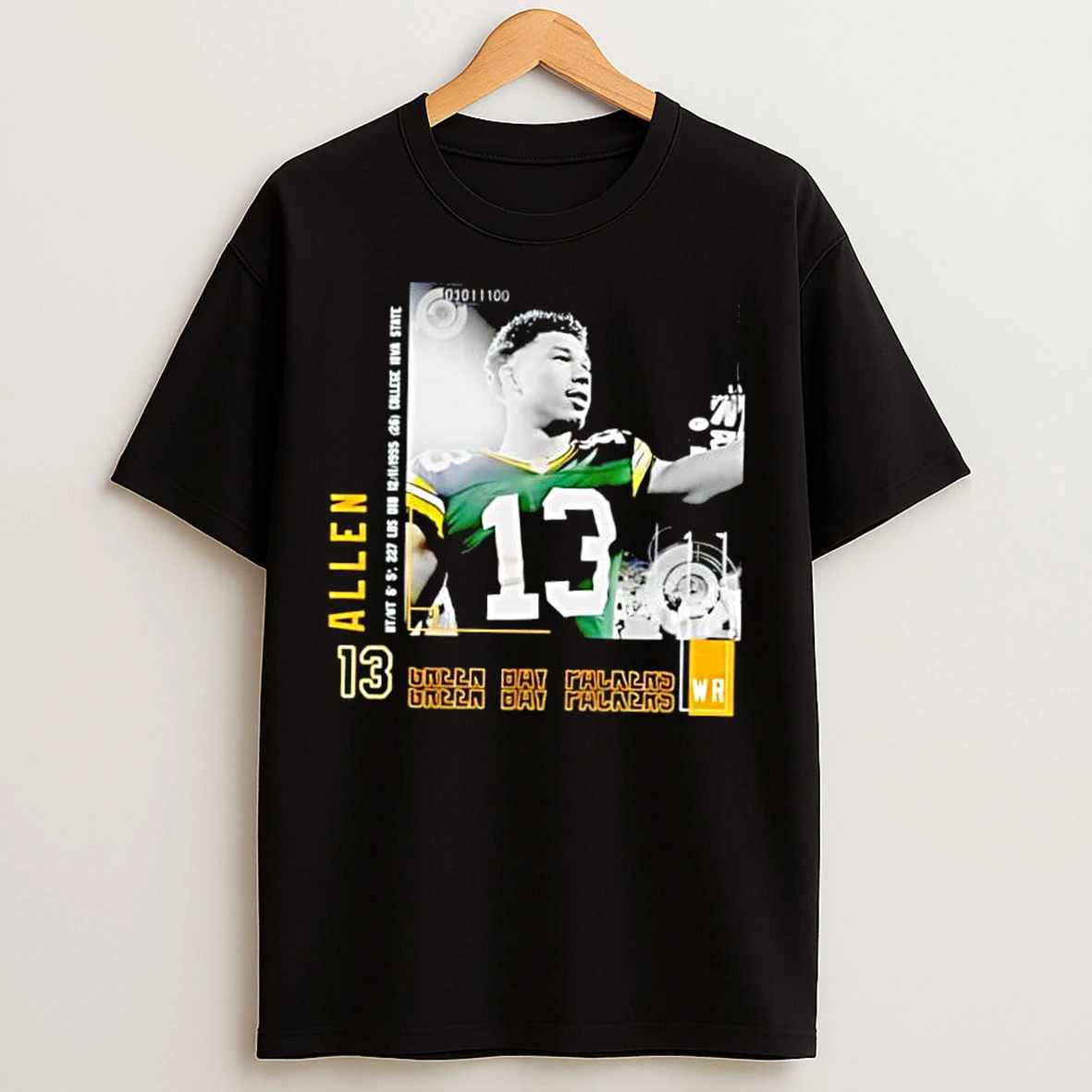 Classic Allen Lazard Football Green Bay Packer T Shirts