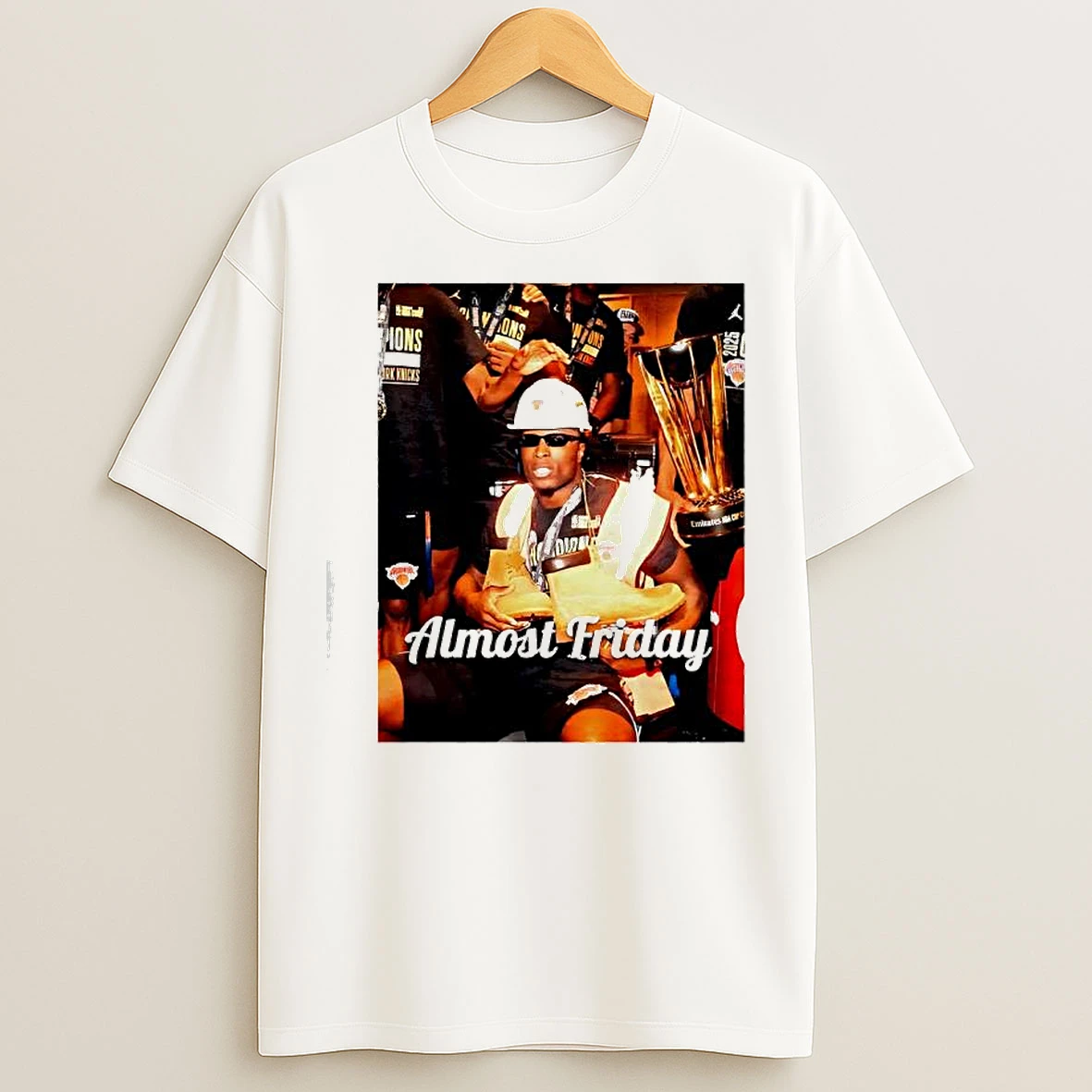Classic Almost Friday Knicks Timbs Graphic T Shirts