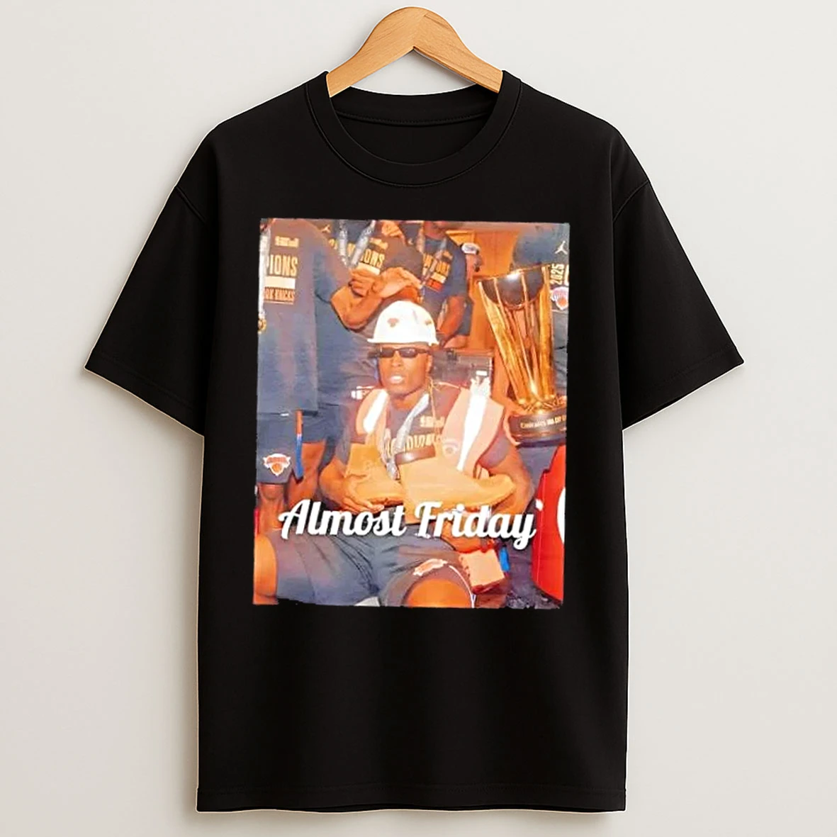 Classic Almost Friday New York Knicks Timbs Photo T Shirts