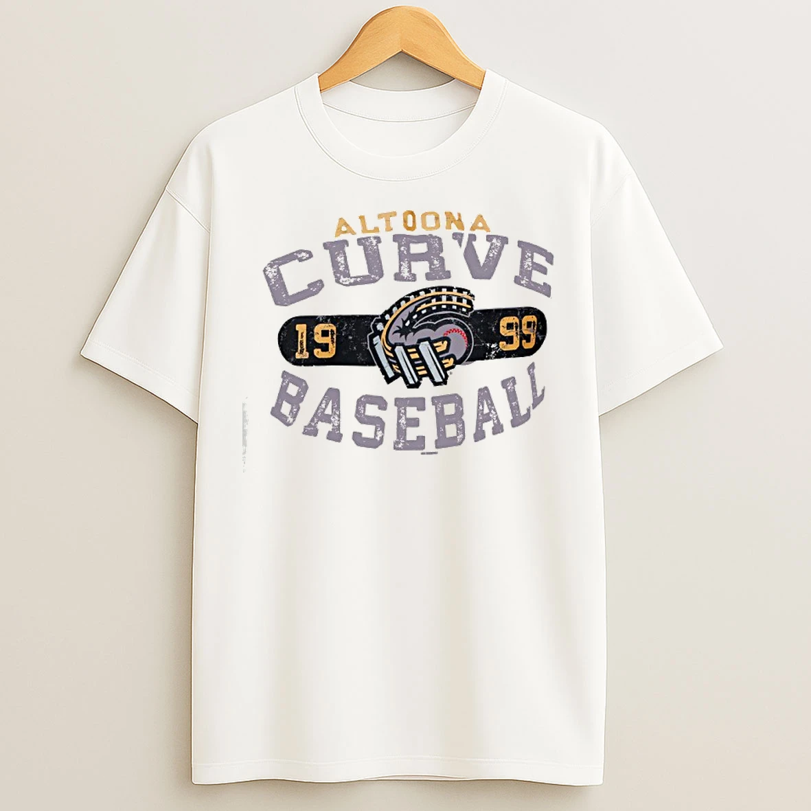 Classic Altoona Curve Baseball 1999 Graphic T Shirts