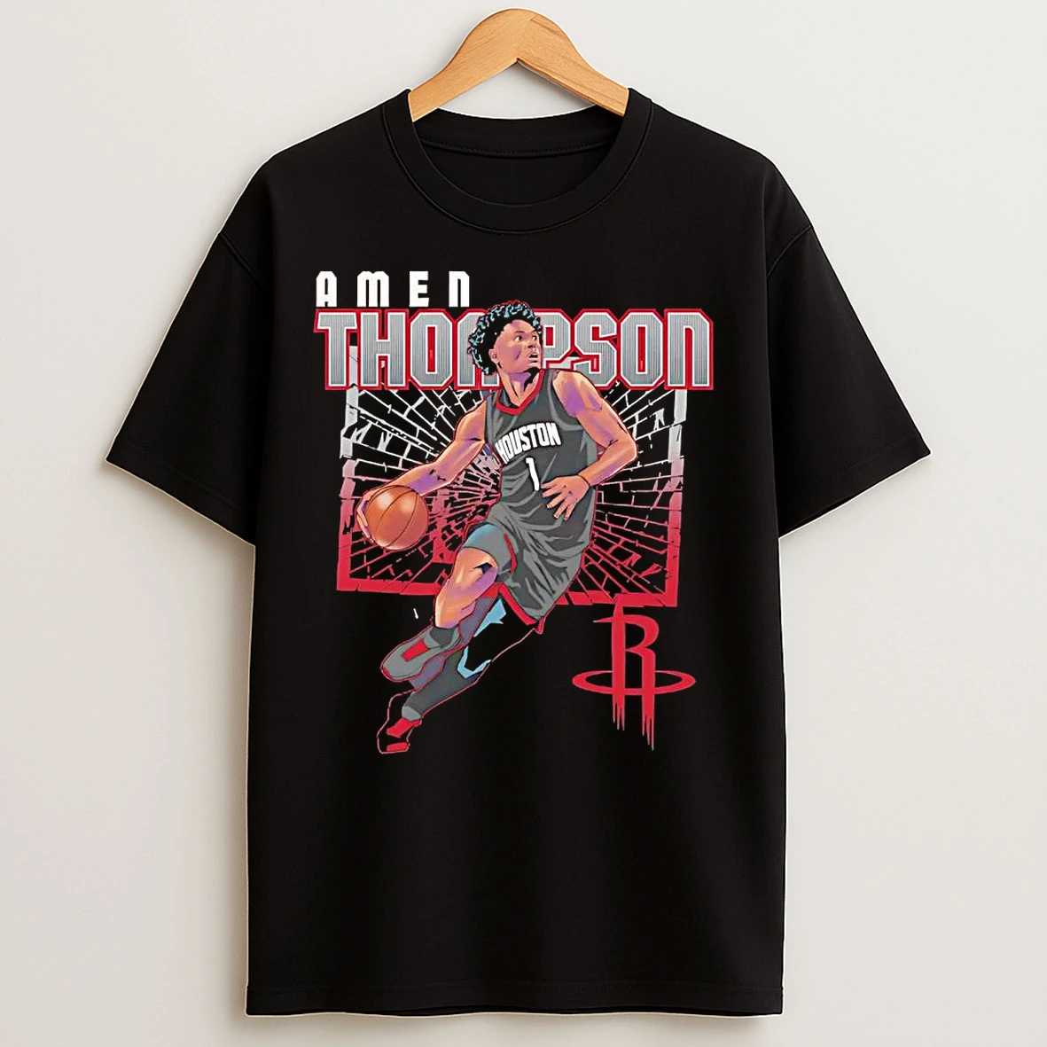 Classic Amen Thompson Backboard Shattering Houston Rockets T Shirts