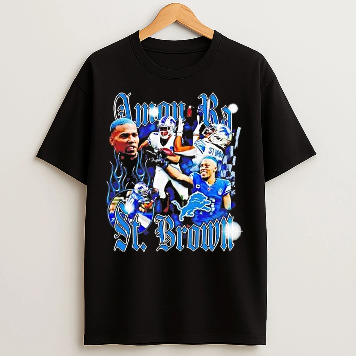 Classic Amon Ra St Brown Detroit Lions Notorious T Shirts