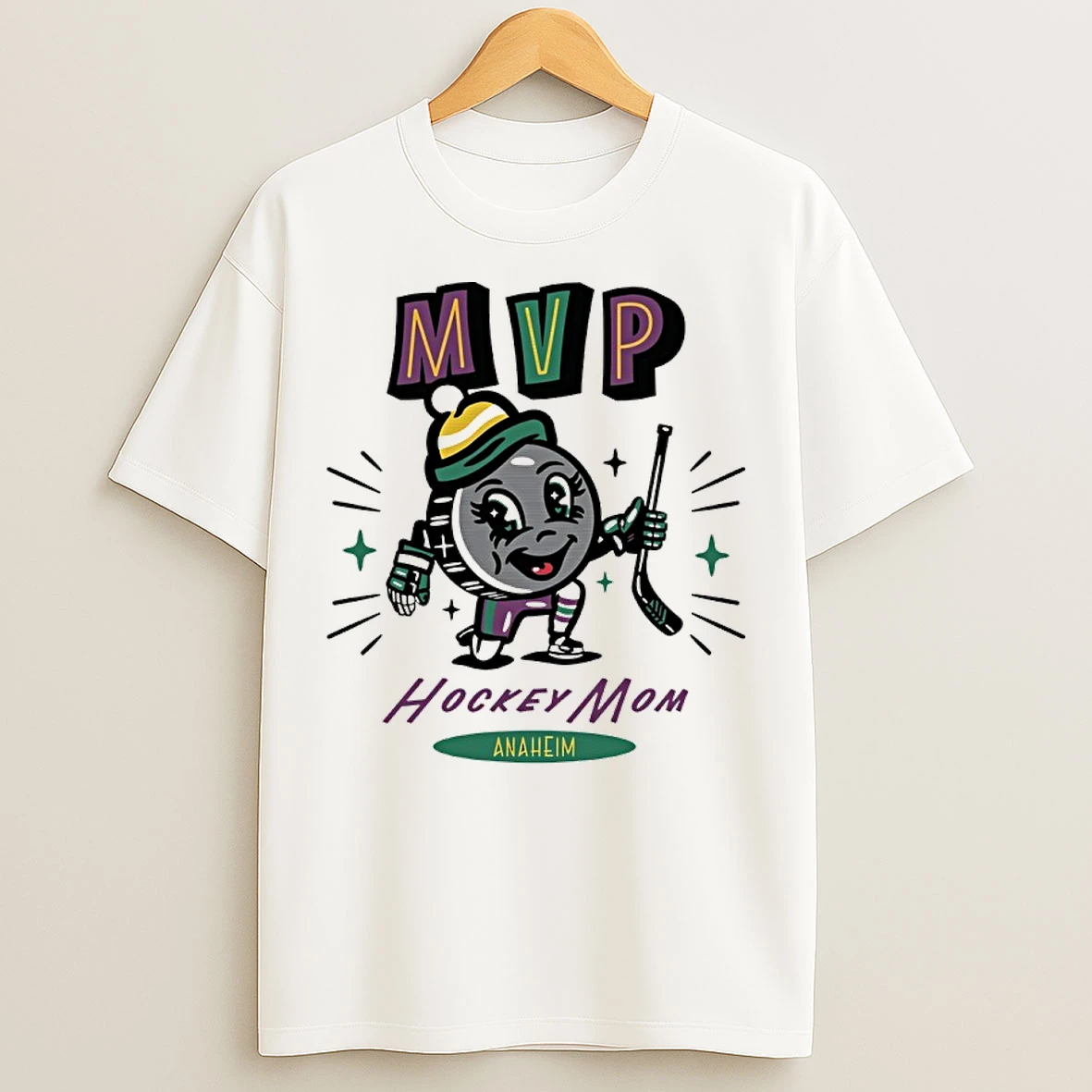 Classic Anaheim Ducks 2025 Mvp Hockey Mom T Shirts