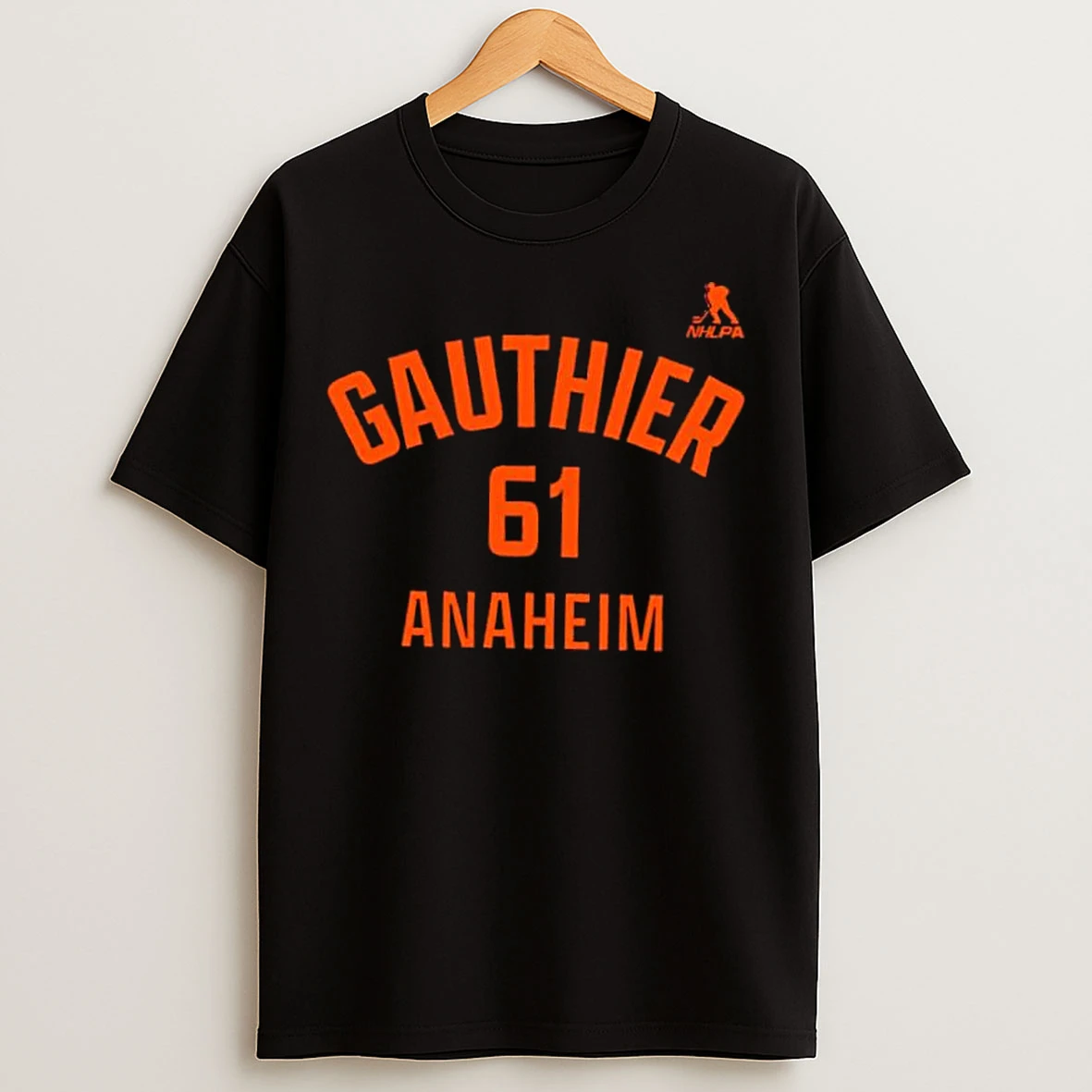 Classic Anaheim Ducks Cutter Gauthier 61 Name And Number T Shirts