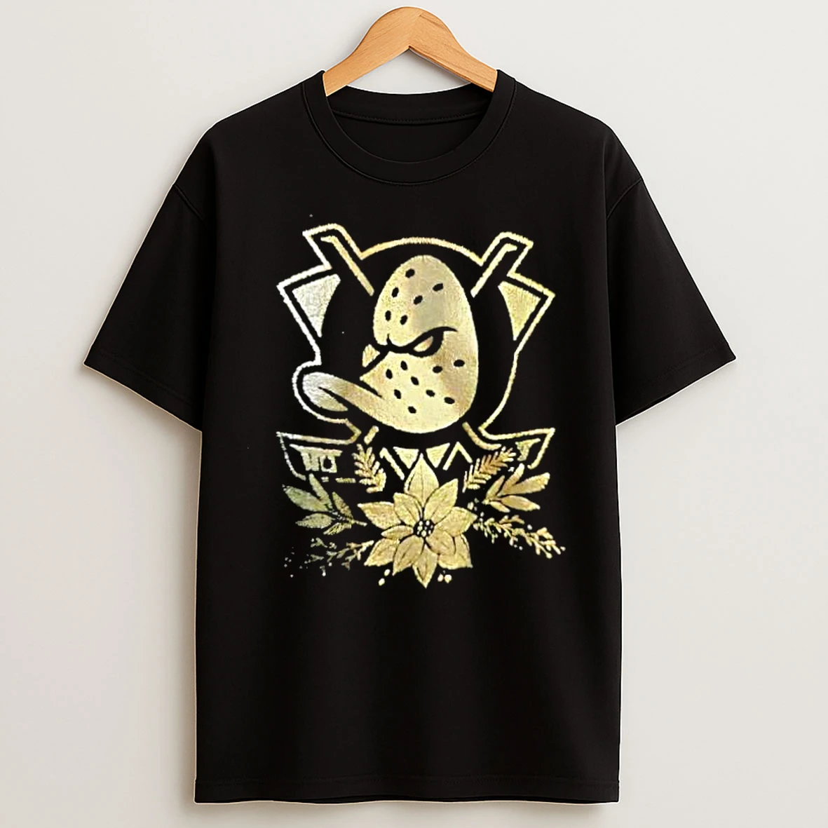 Classic Anaheim Mighty Ducks Happy Holidays T Shirts