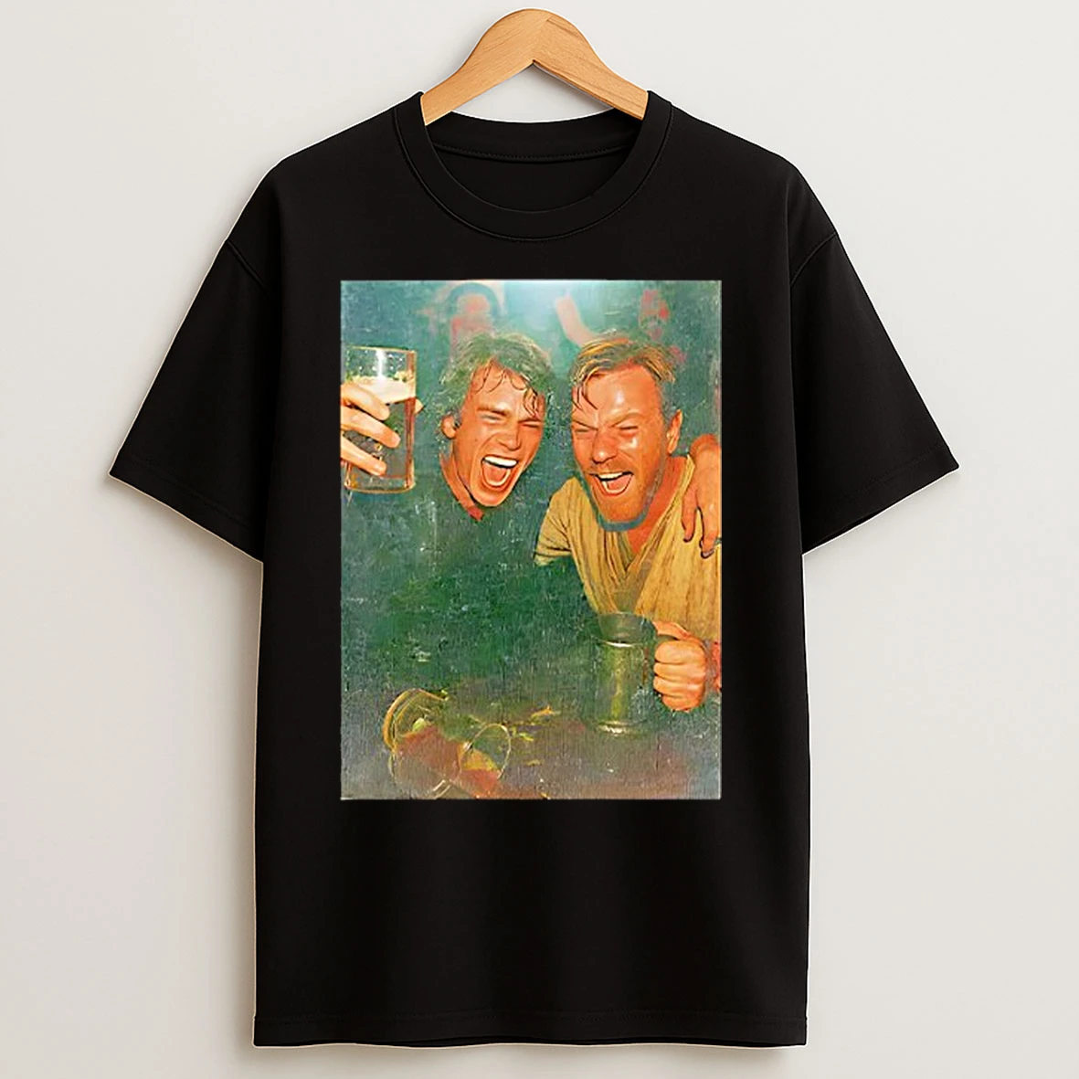Classic Anakin Skywalker And Obi Wan Kenobi T Shirts
