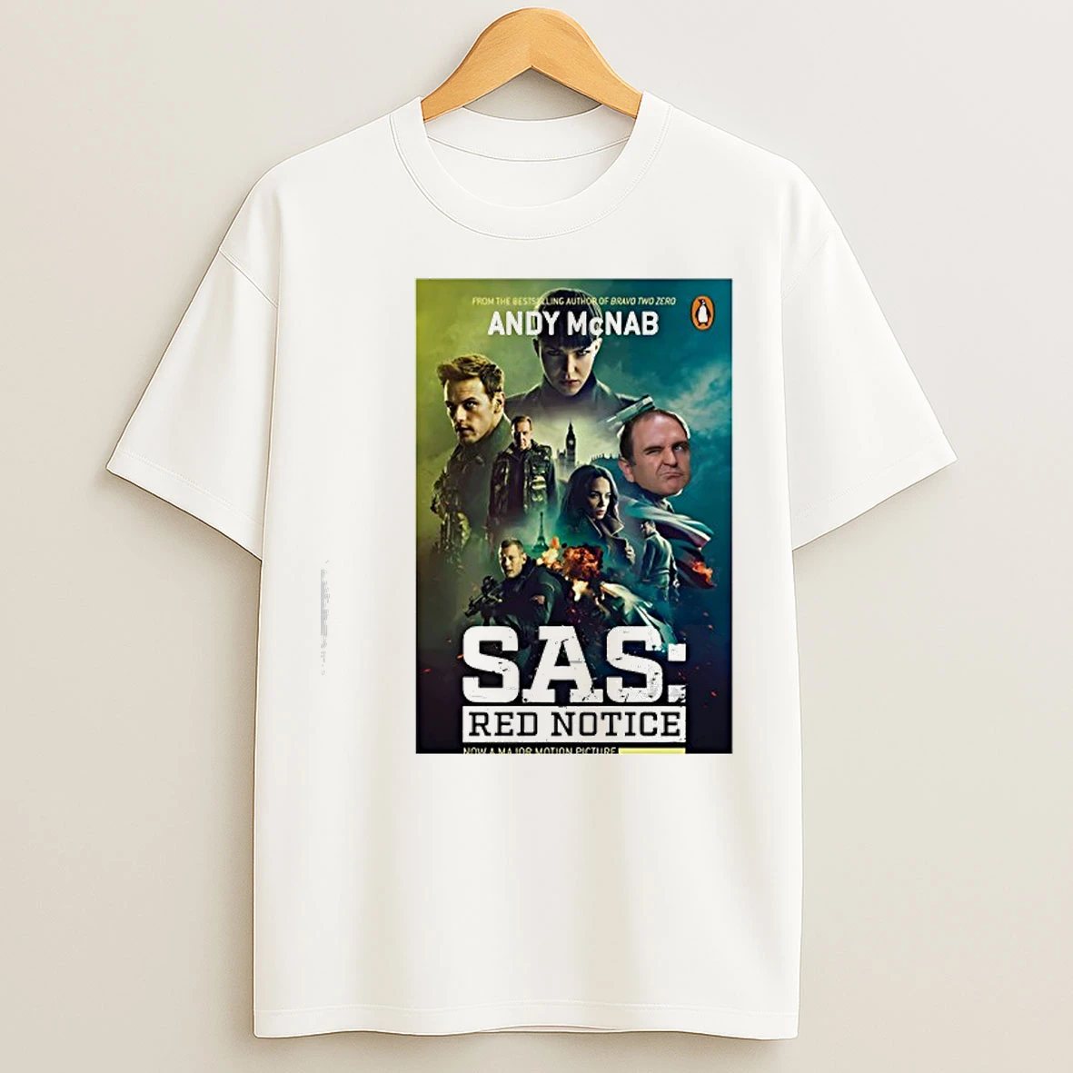 Classic Andy Mcnab Im Very Friendly With The Sas Red Notice T Shirts