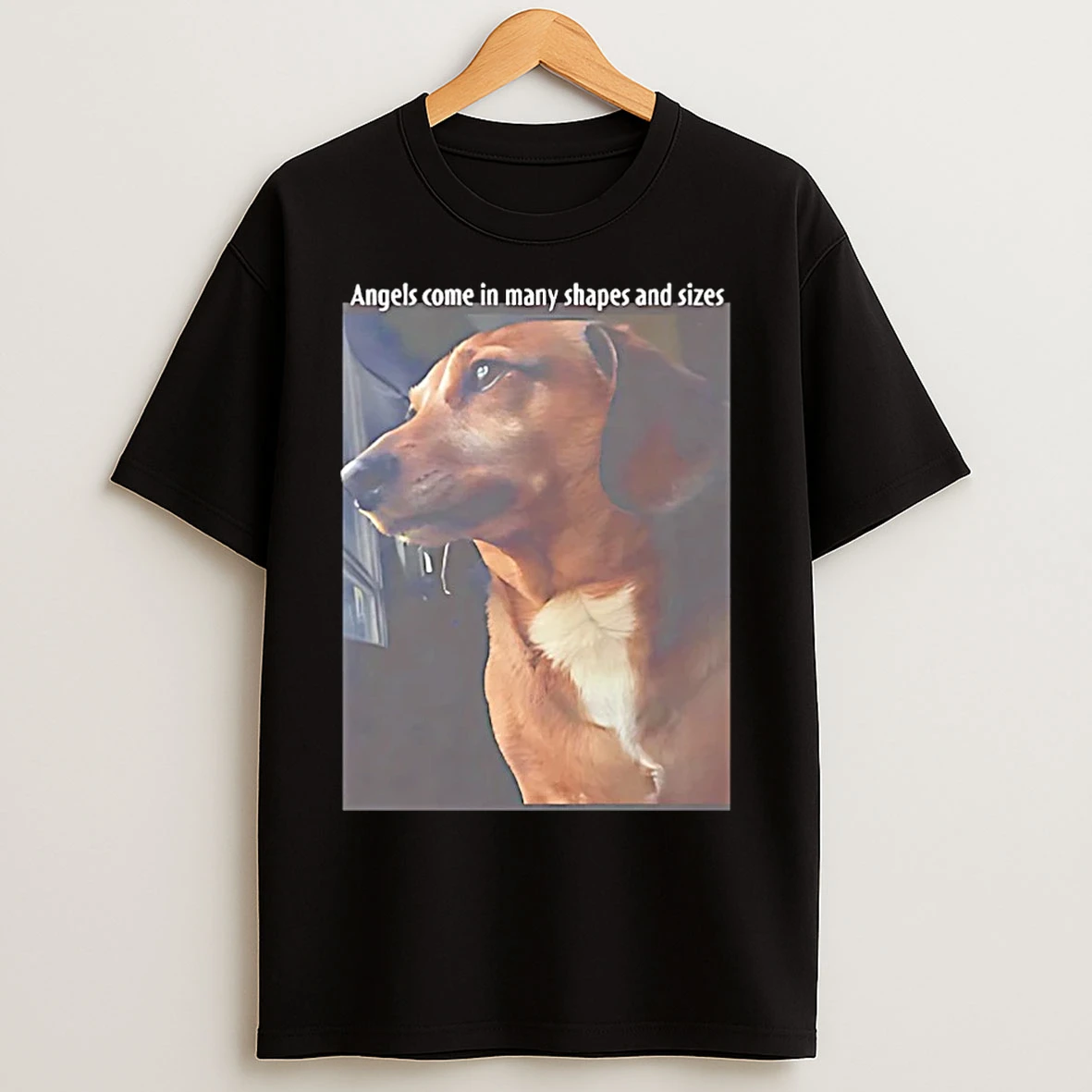 Classic Angels Come In Many Shapes And Sizes Frankie Christmas T Shirts