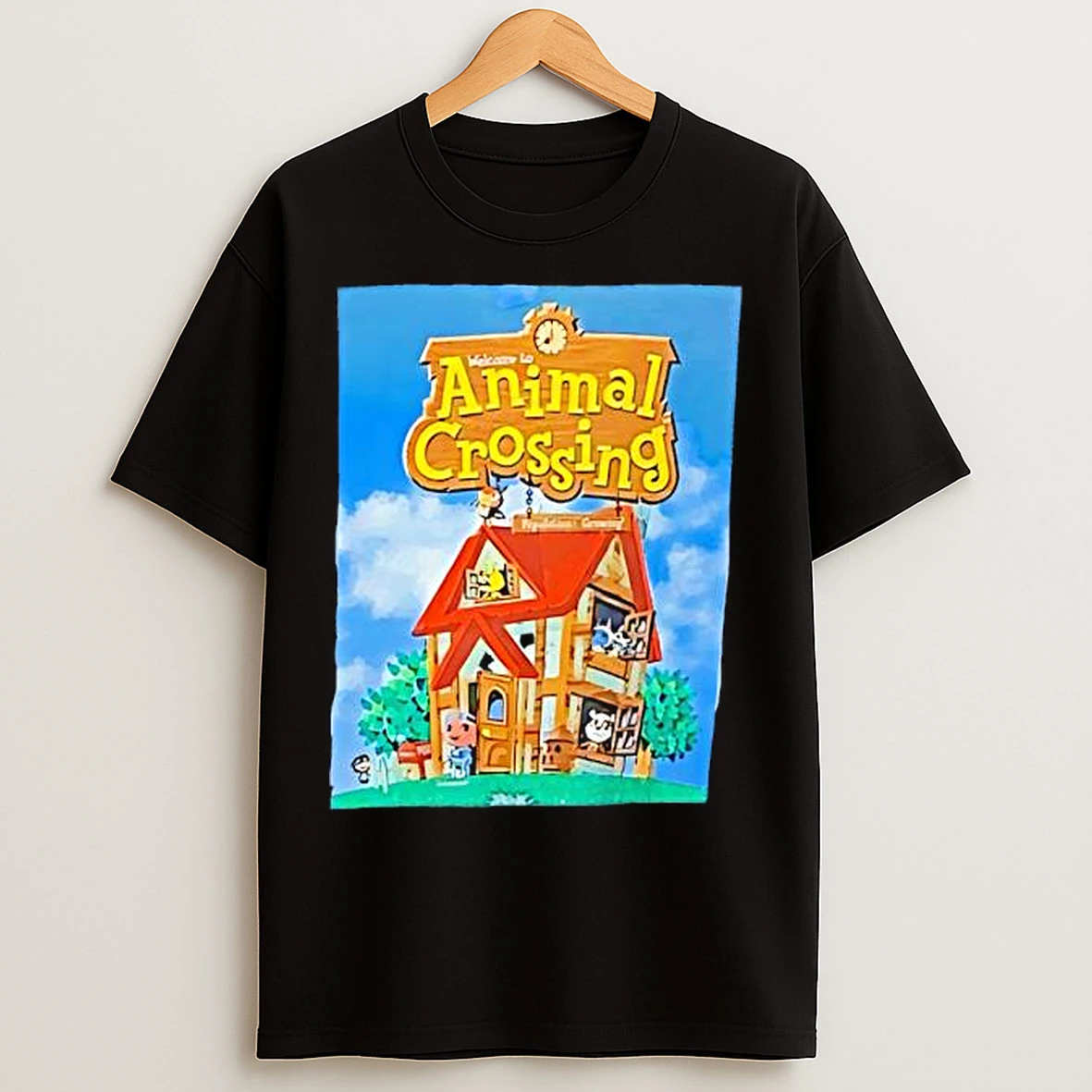 Classic Animal Crossing City Folk Graphic T Shirts