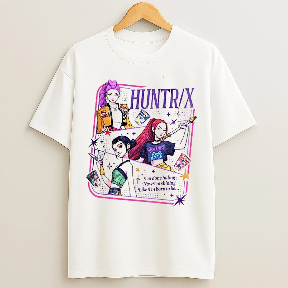 Classic Anime Demon Hunter Mira Rumi Zoey T Shirts
