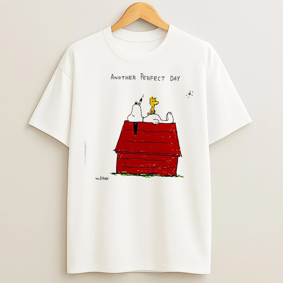 Classic Another Perfect Day With Snoopy And Woodstock T Shirts