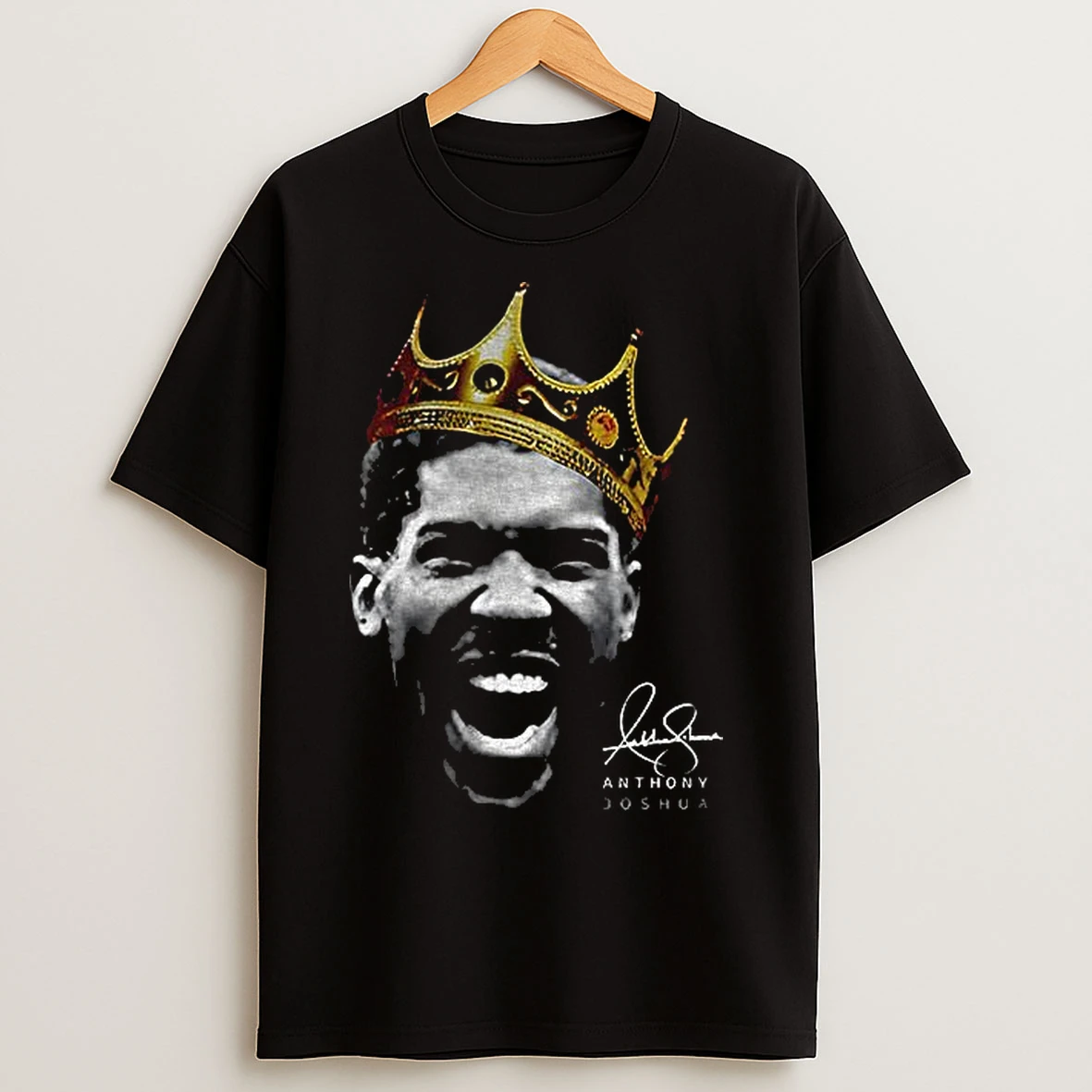 Classic Anthony Joshua The King Boxing Signature T Shirts