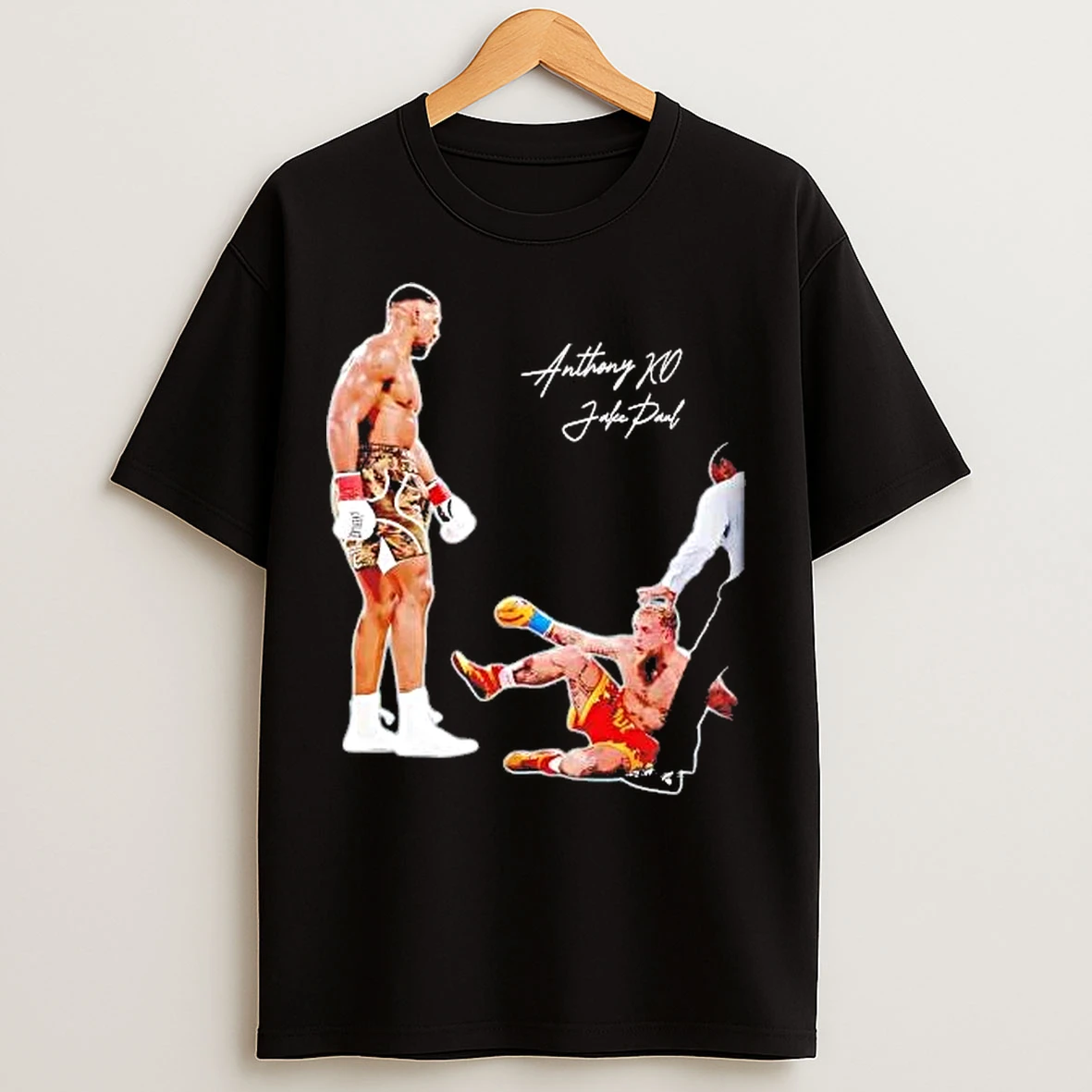 Classic Anthony Joshua Knockout Jake Paul T Shirts