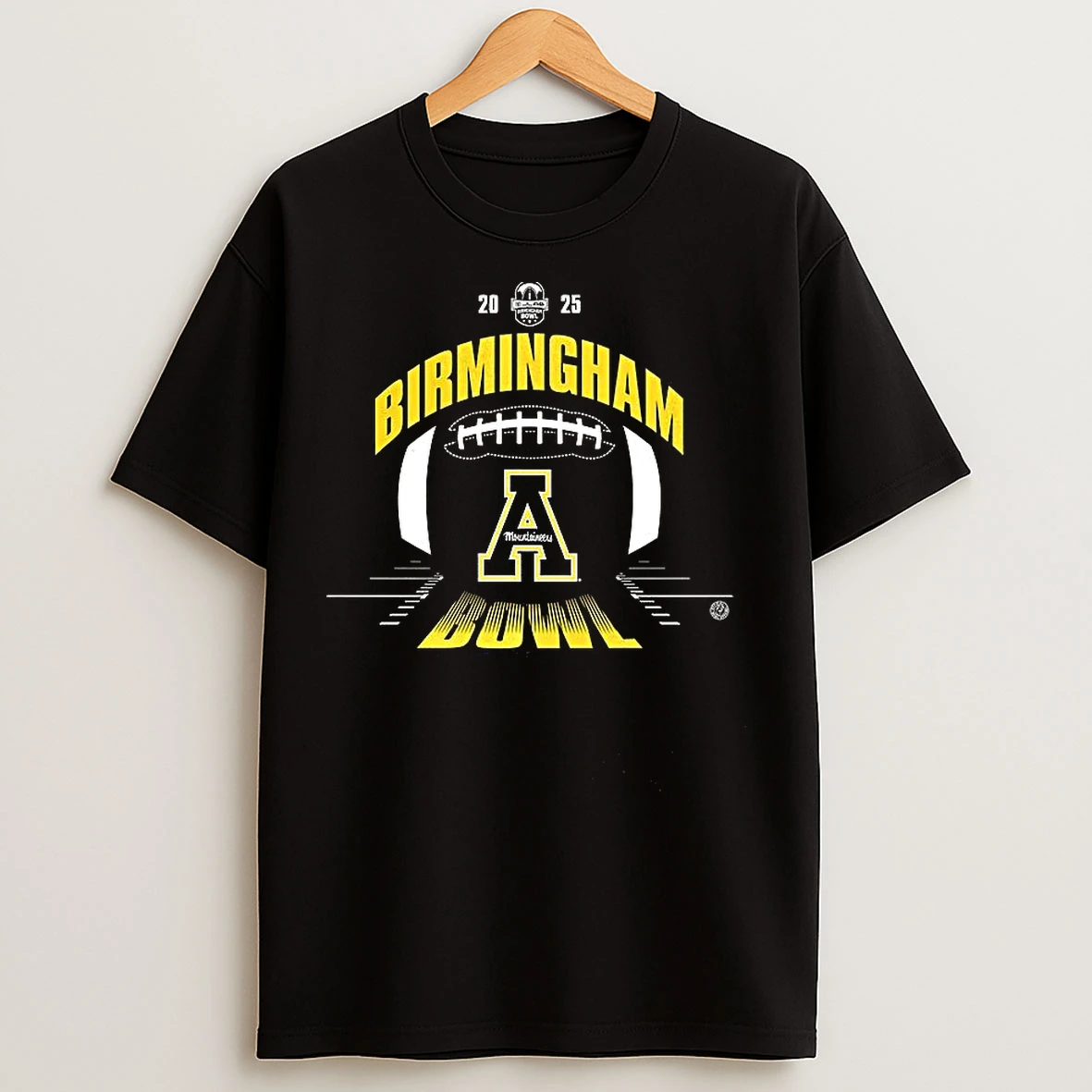 Classic Appalachian State Mountaineers 2025 Birmingham Bowl T Shirts