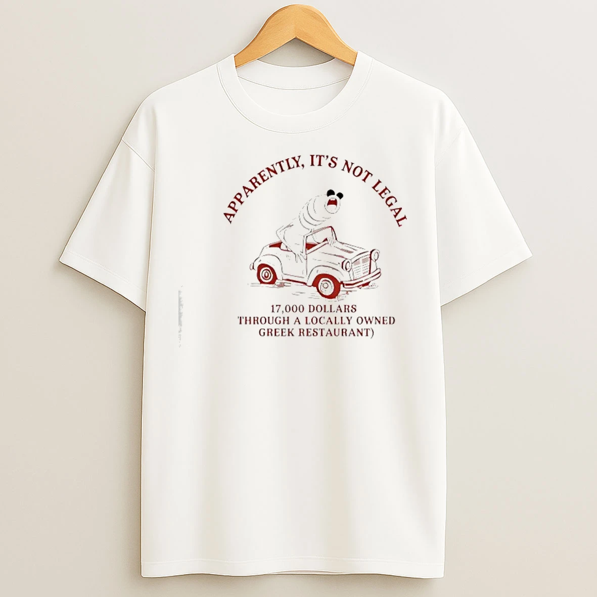 Classic Apparently Its Not Legal Marcus The Worm Meme T Shirts