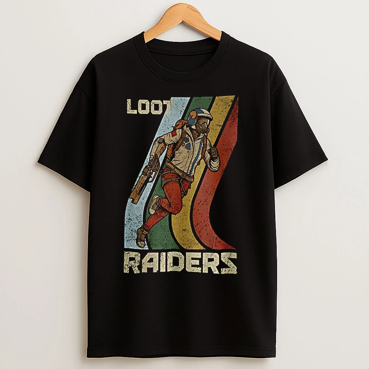 Classic Arc Raiders Featuring Distressed Loot Raiders Graphic T Shirts